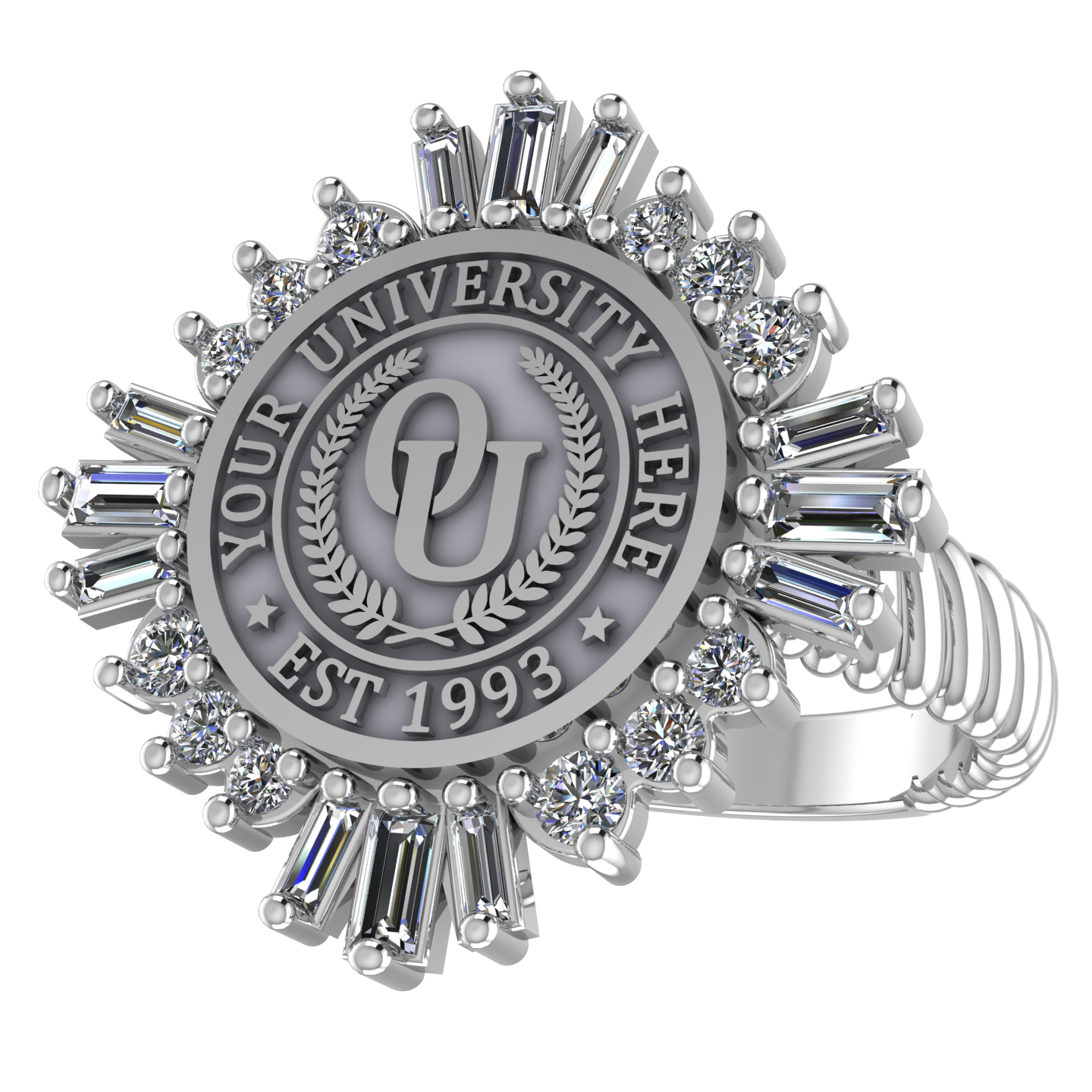 Tramontana | Rope Core Band Custom Collage Ring