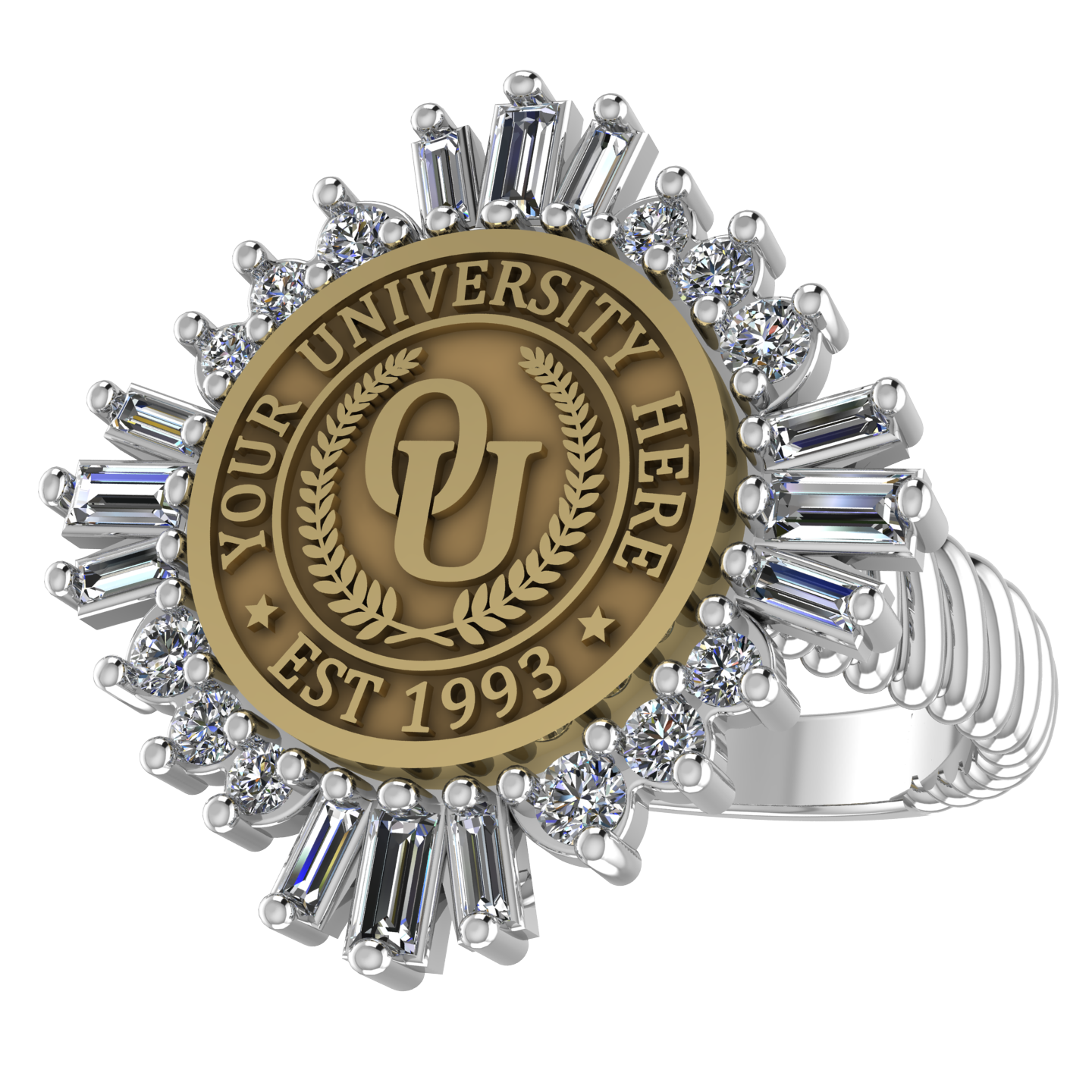 Tramontana | Rope Core Band Custom Collage Ring