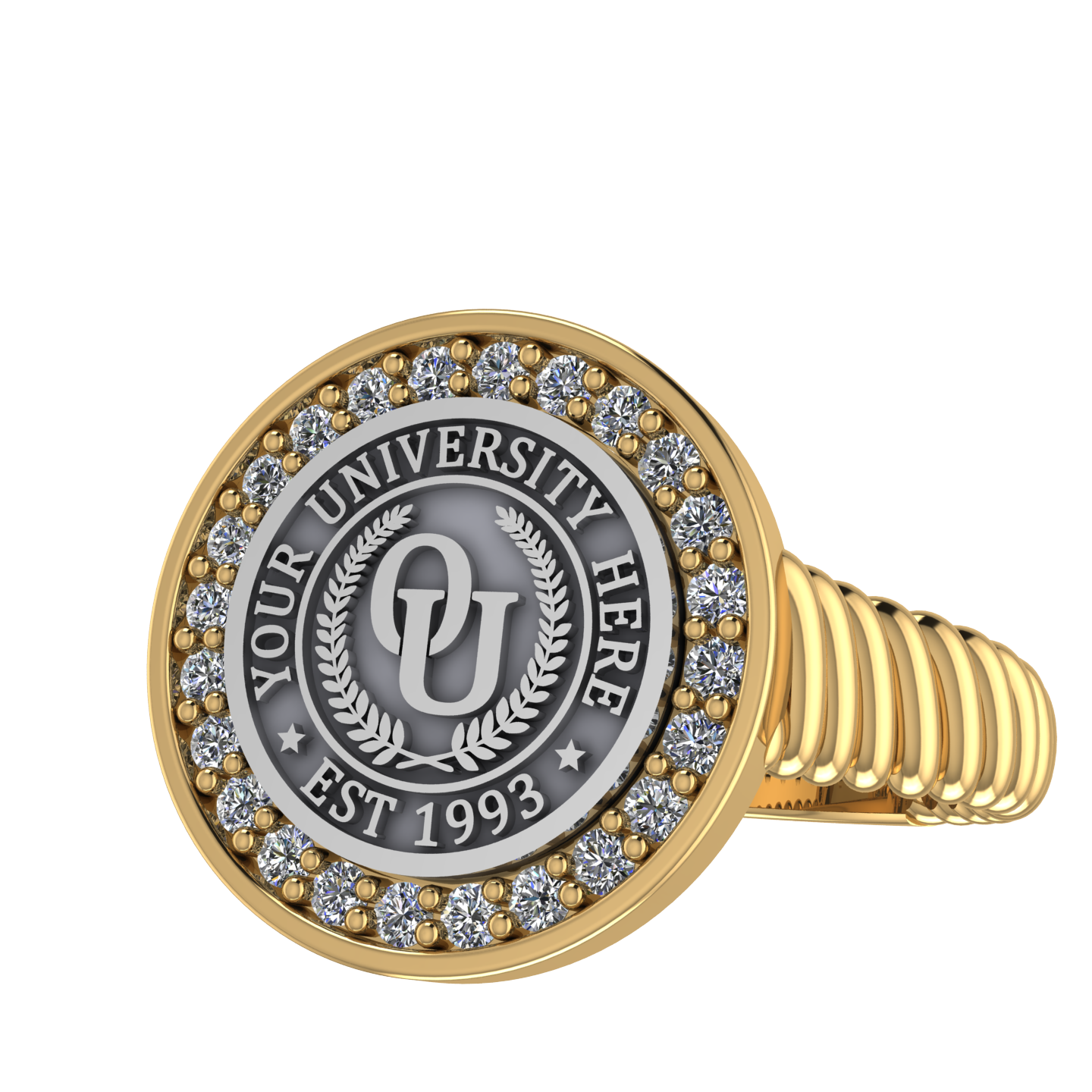 Agonisch | Rope Core Band Custom Collage Ring