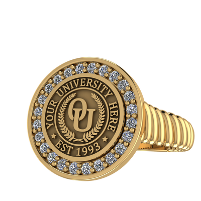 Agonisch | Rope Core Band Custom Collage Ring