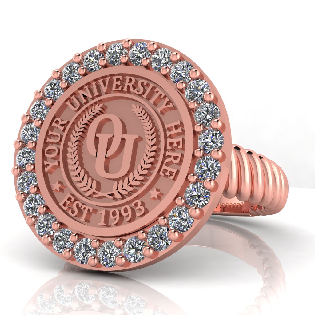 Circum | Rope Core Band Custom Collage Ring