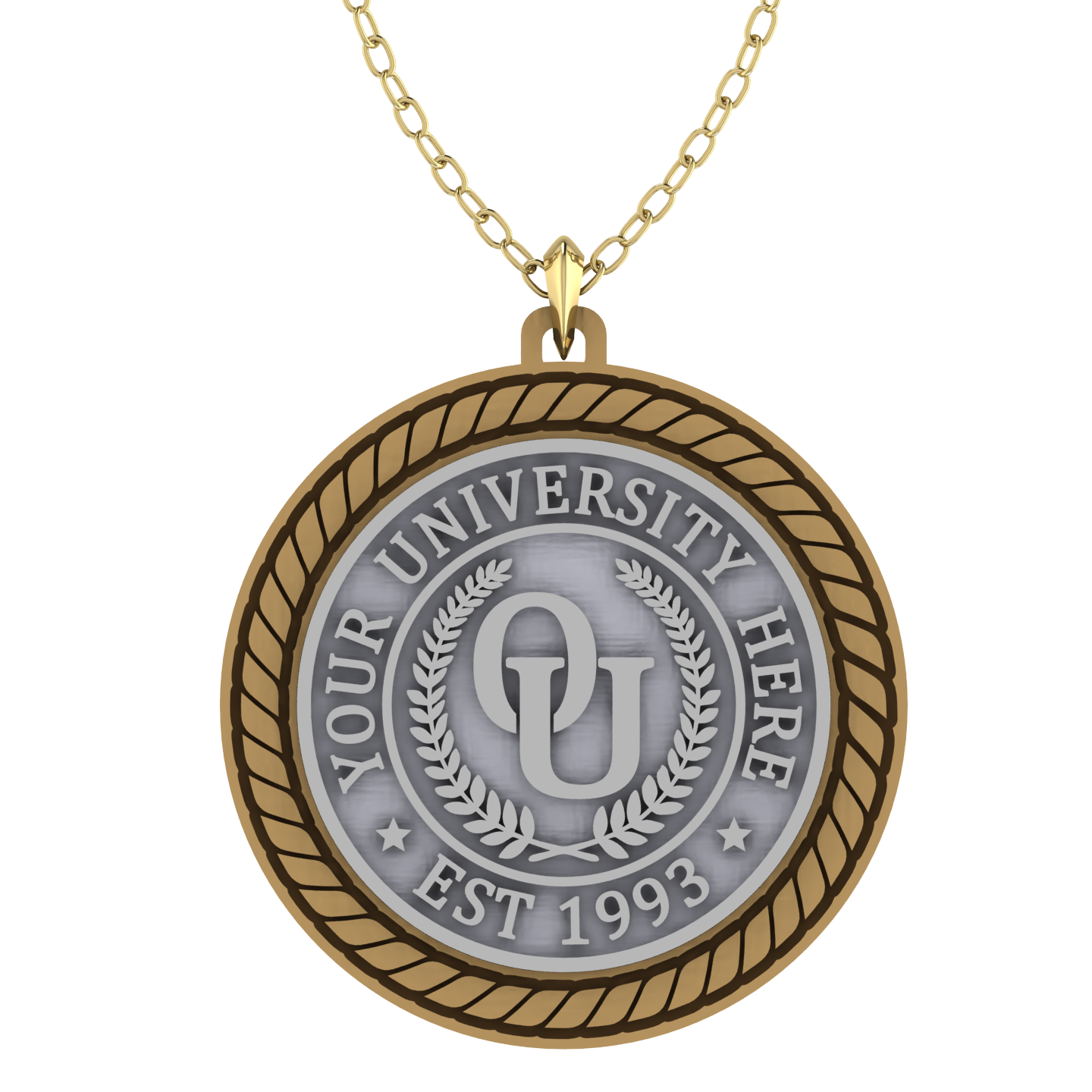Circum Rope | Custom Unisex University Pendant