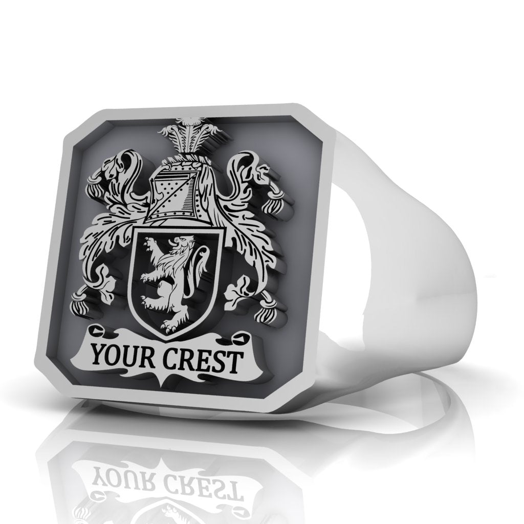 Personalized Family Crest Ring