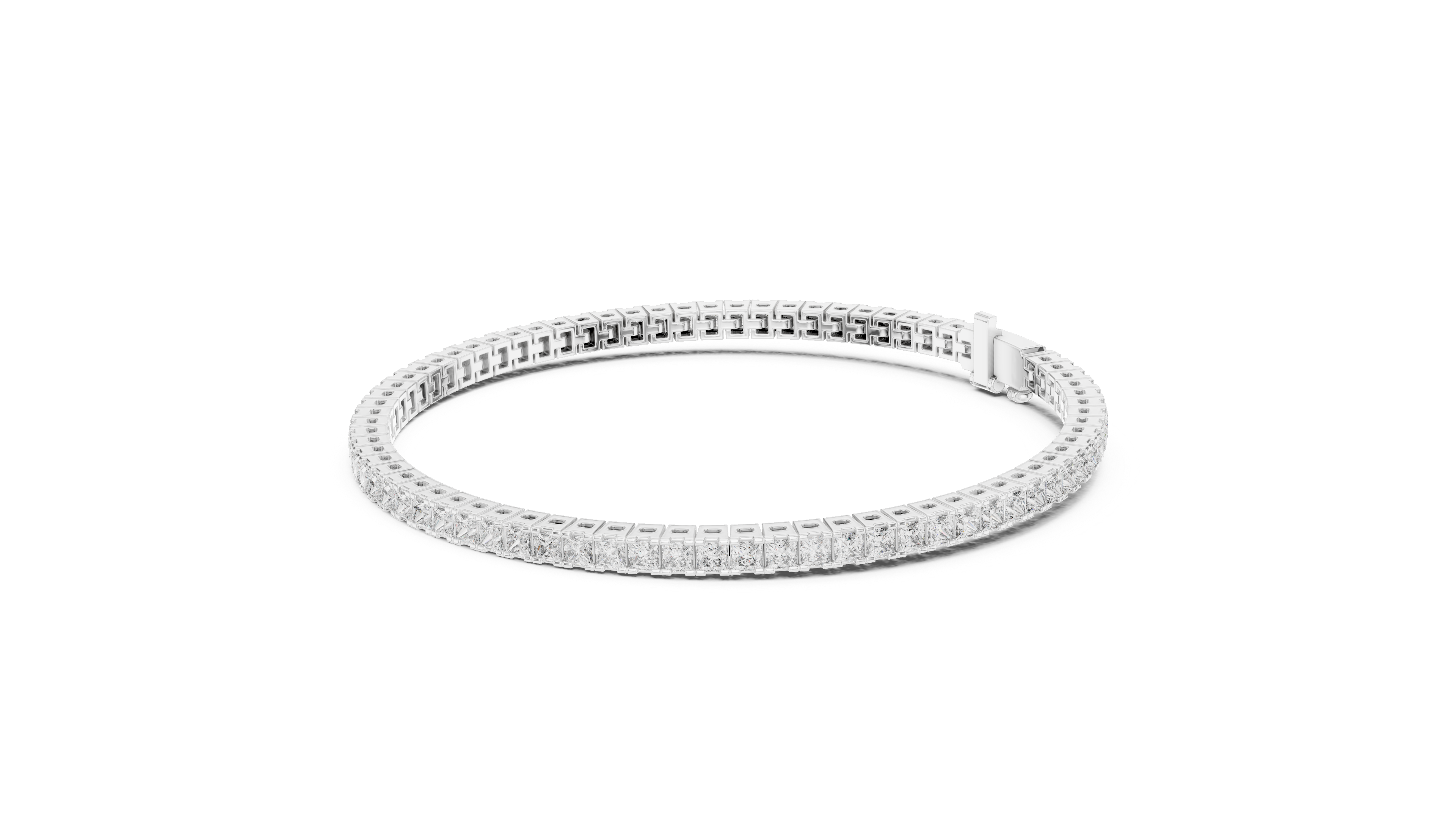 Luxury Princess Diamond Bracelet