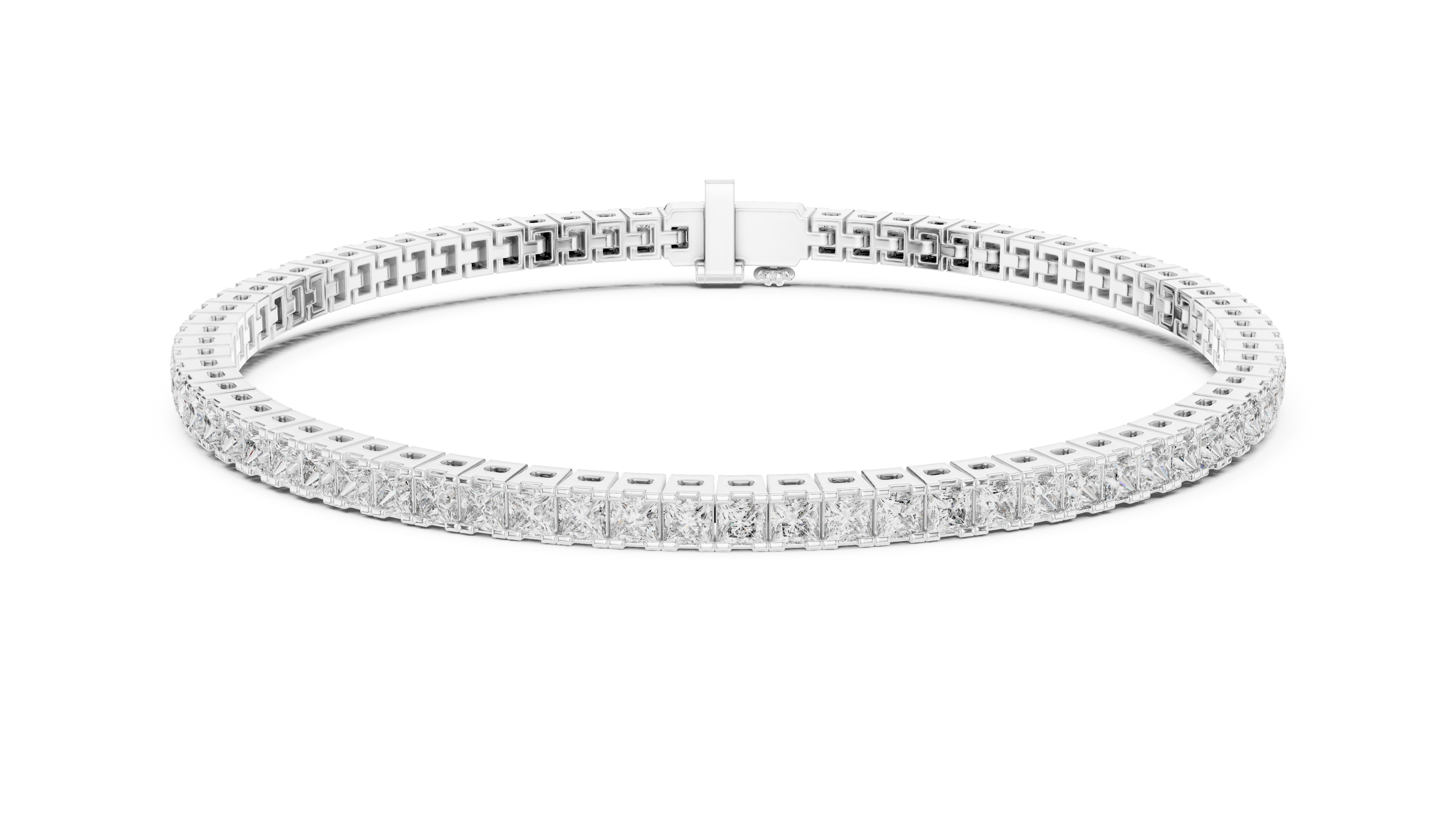 Luxury Princess Diamond Bracelet