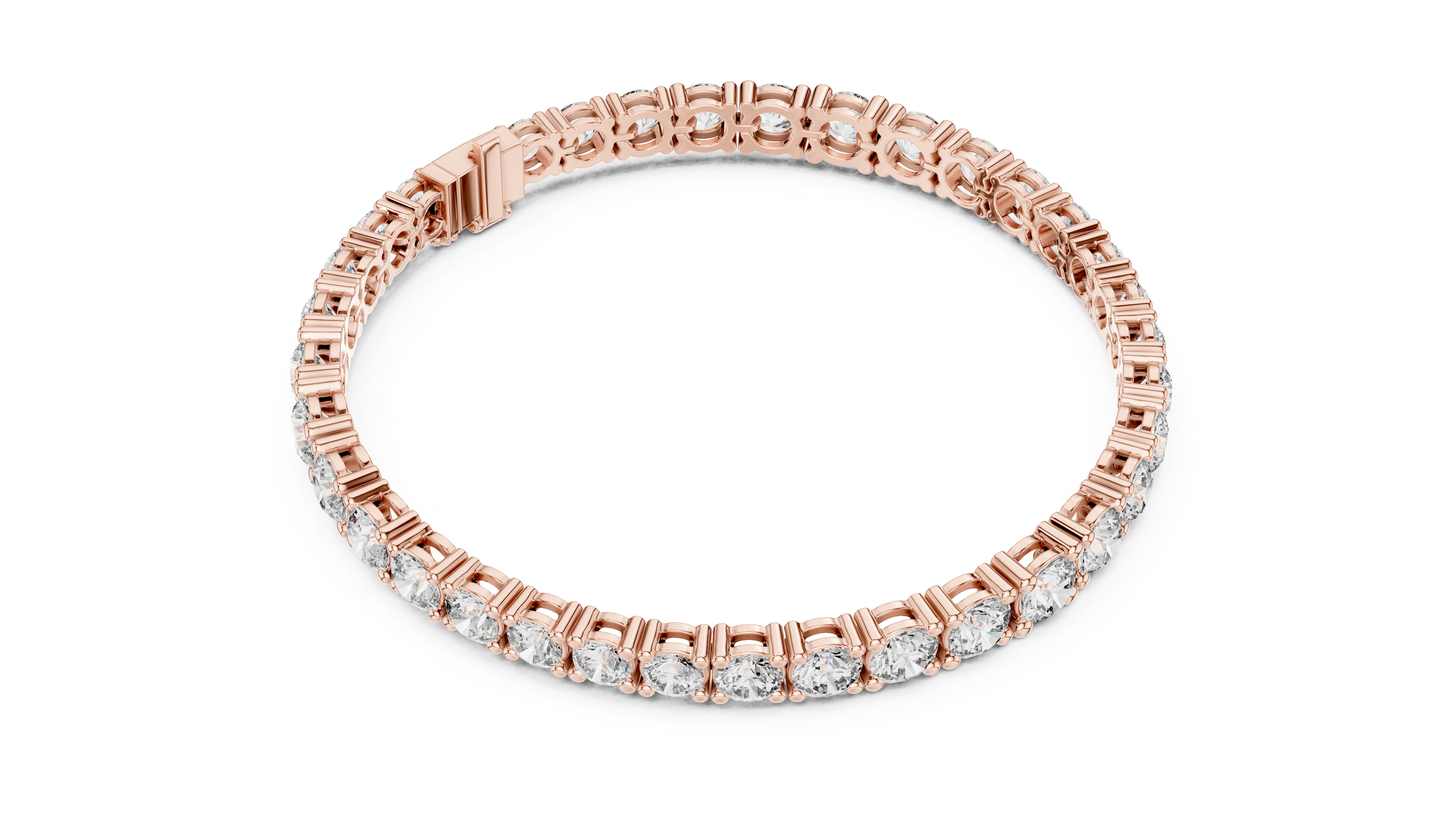 Graduated Diamond Tennis Bracelet