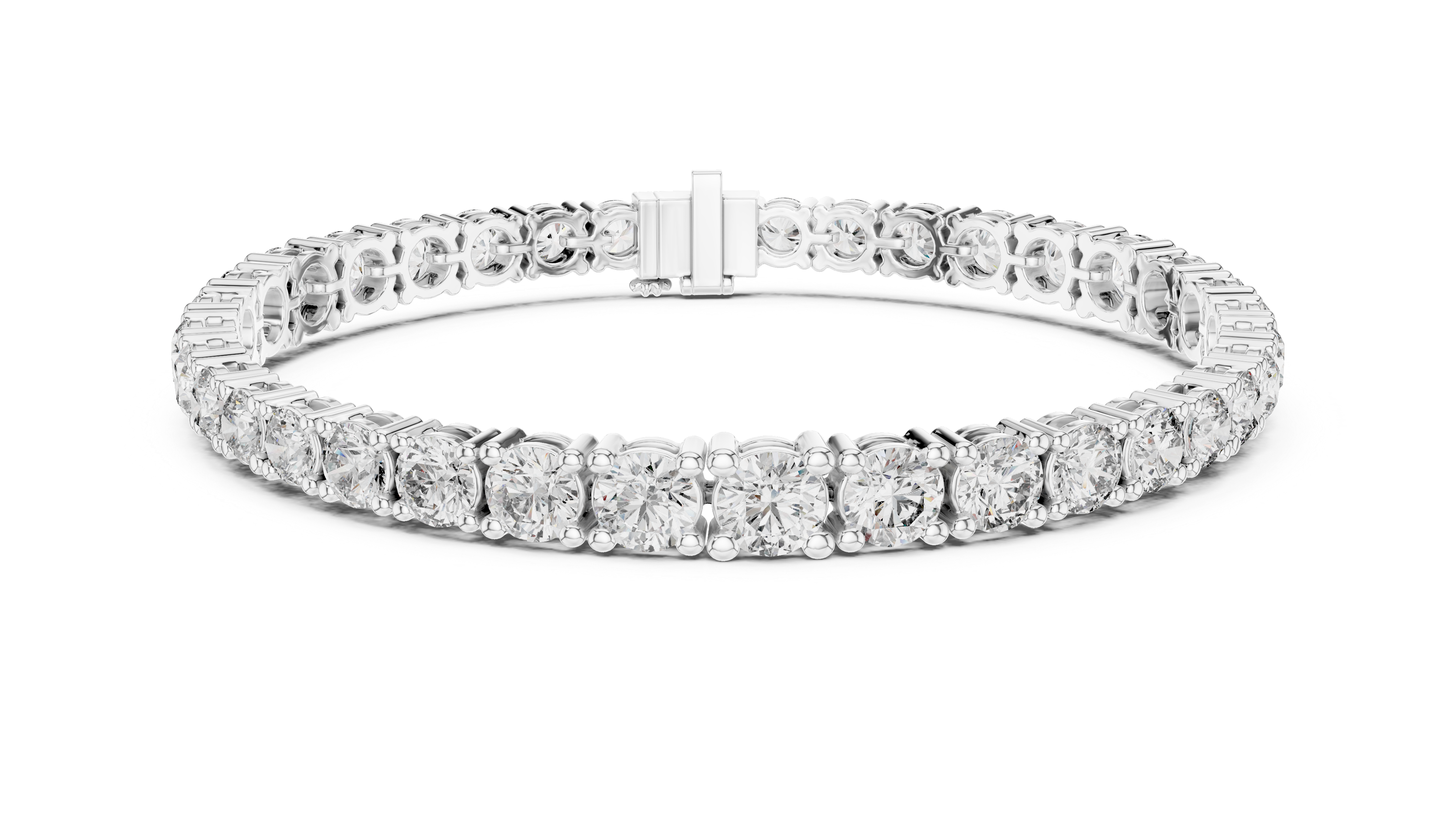 Graduated Diamond Tennis Bracelet