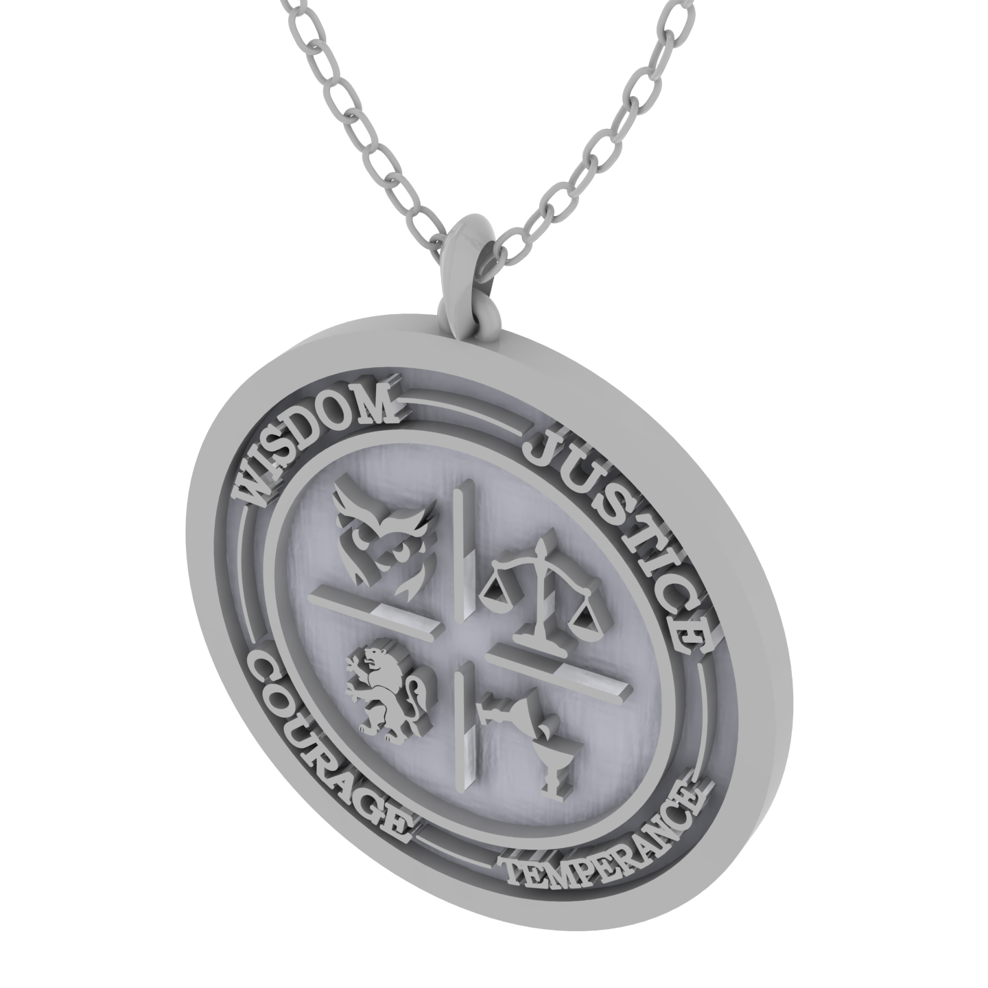 Four Virtues Pendant