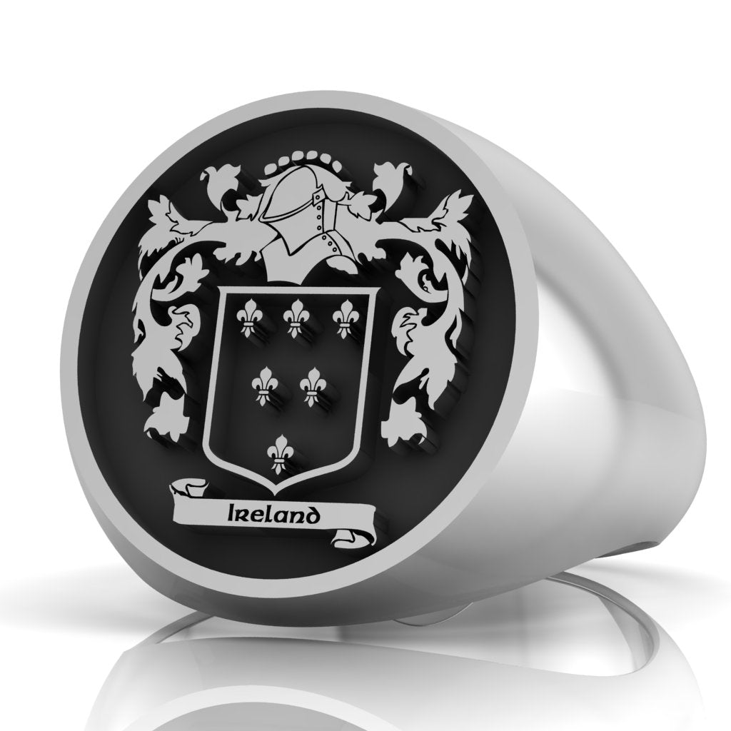 Personalized Family Crest Ring