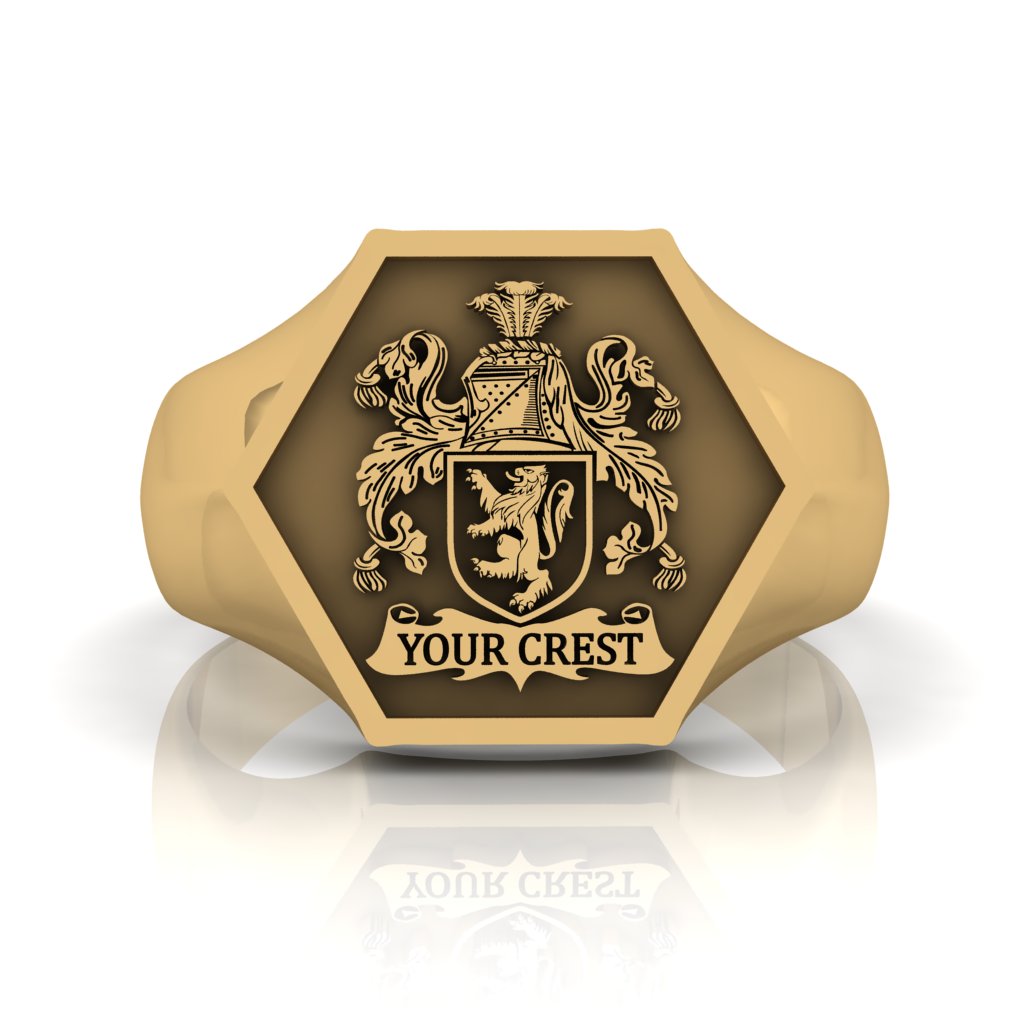 Personalized Family Crest Ring