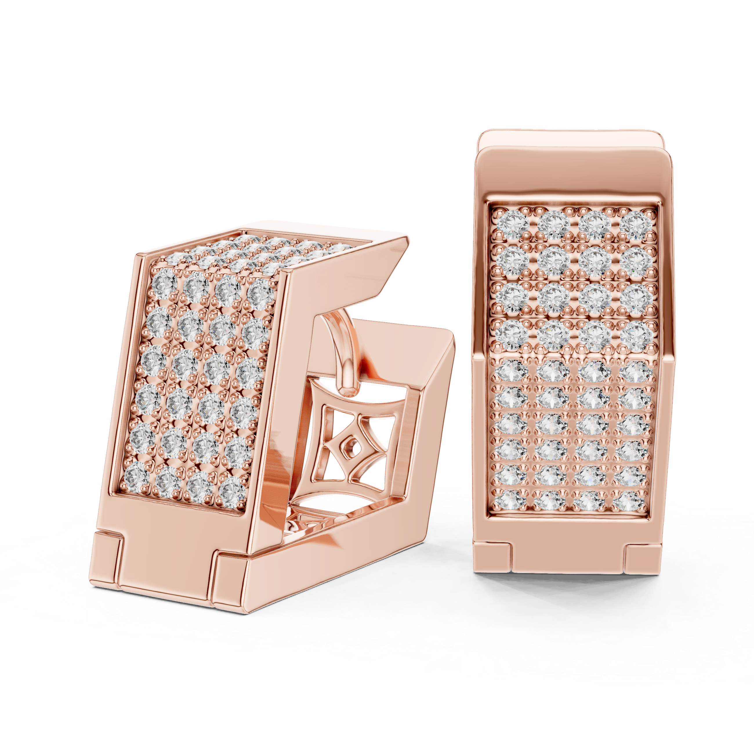 Prestige Pavé Diamond Earrings