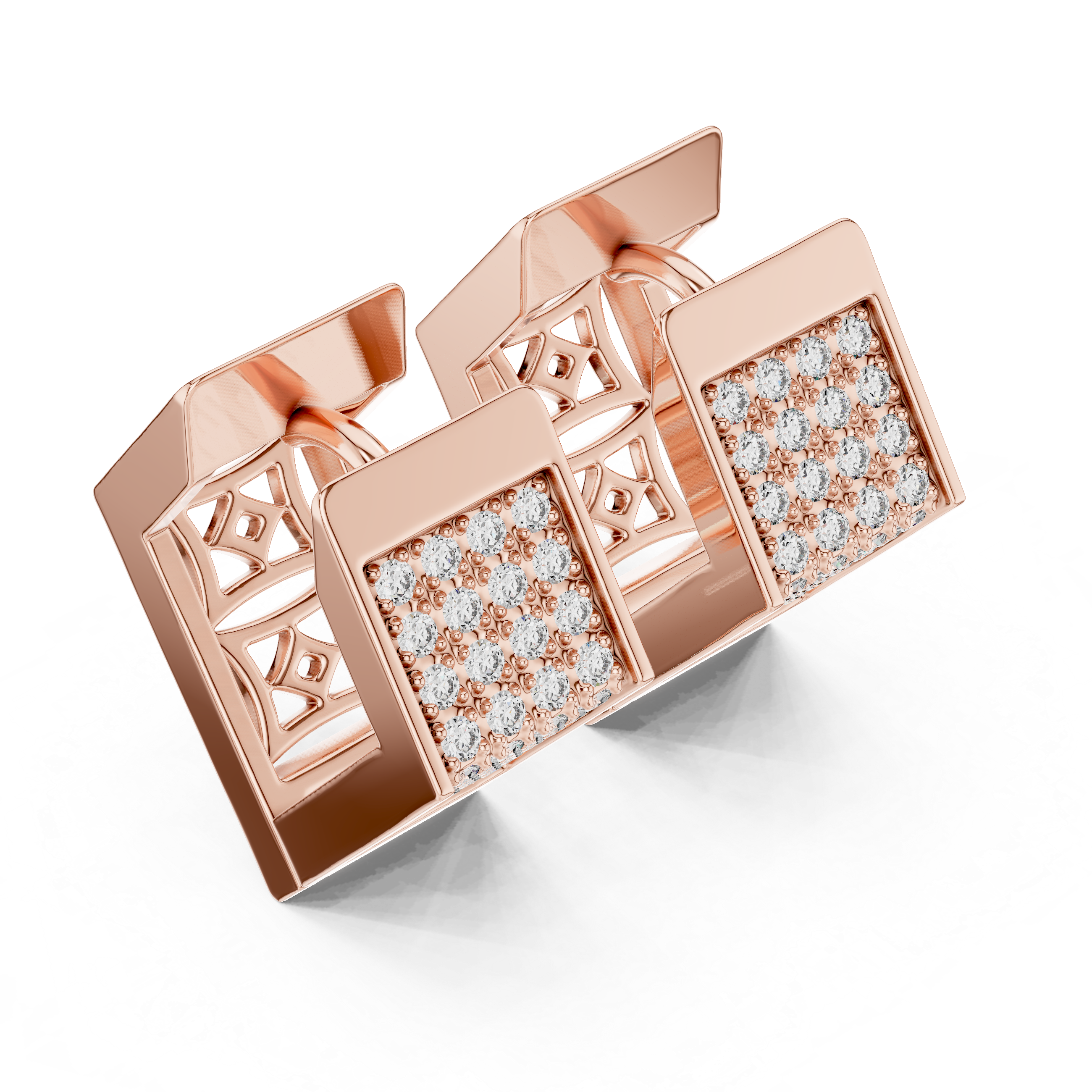 Prestige Pavé Diamond Earrings
