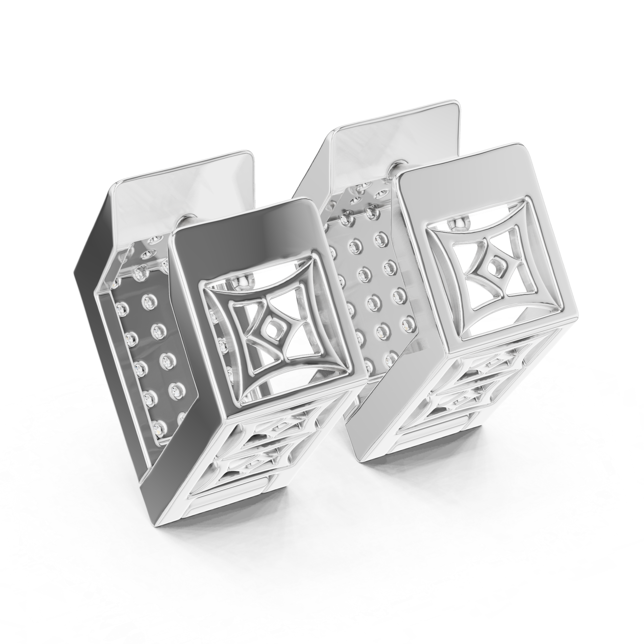 Prestige Pavé Diamond Earrings