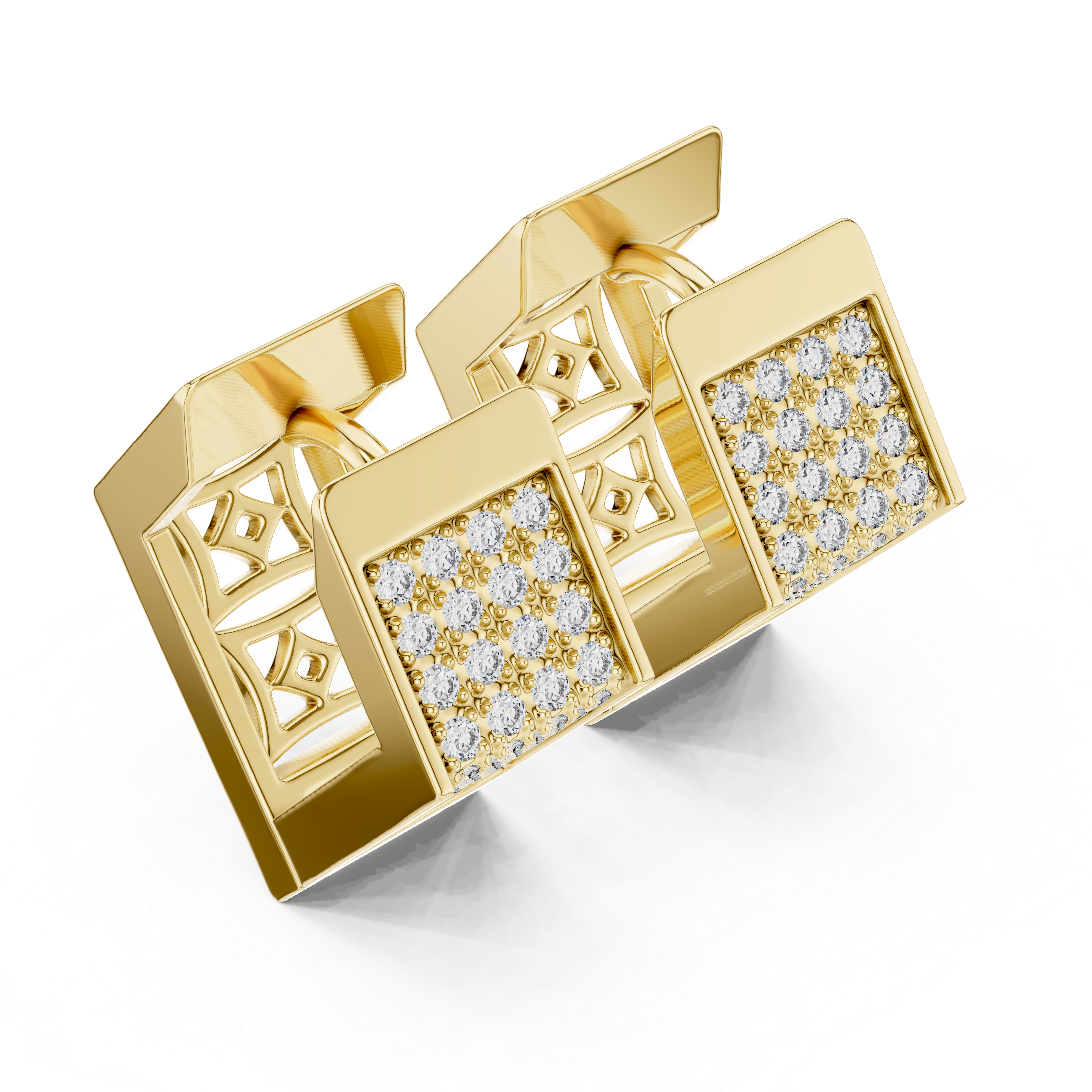 Prestige Pavé Diamond Earrings