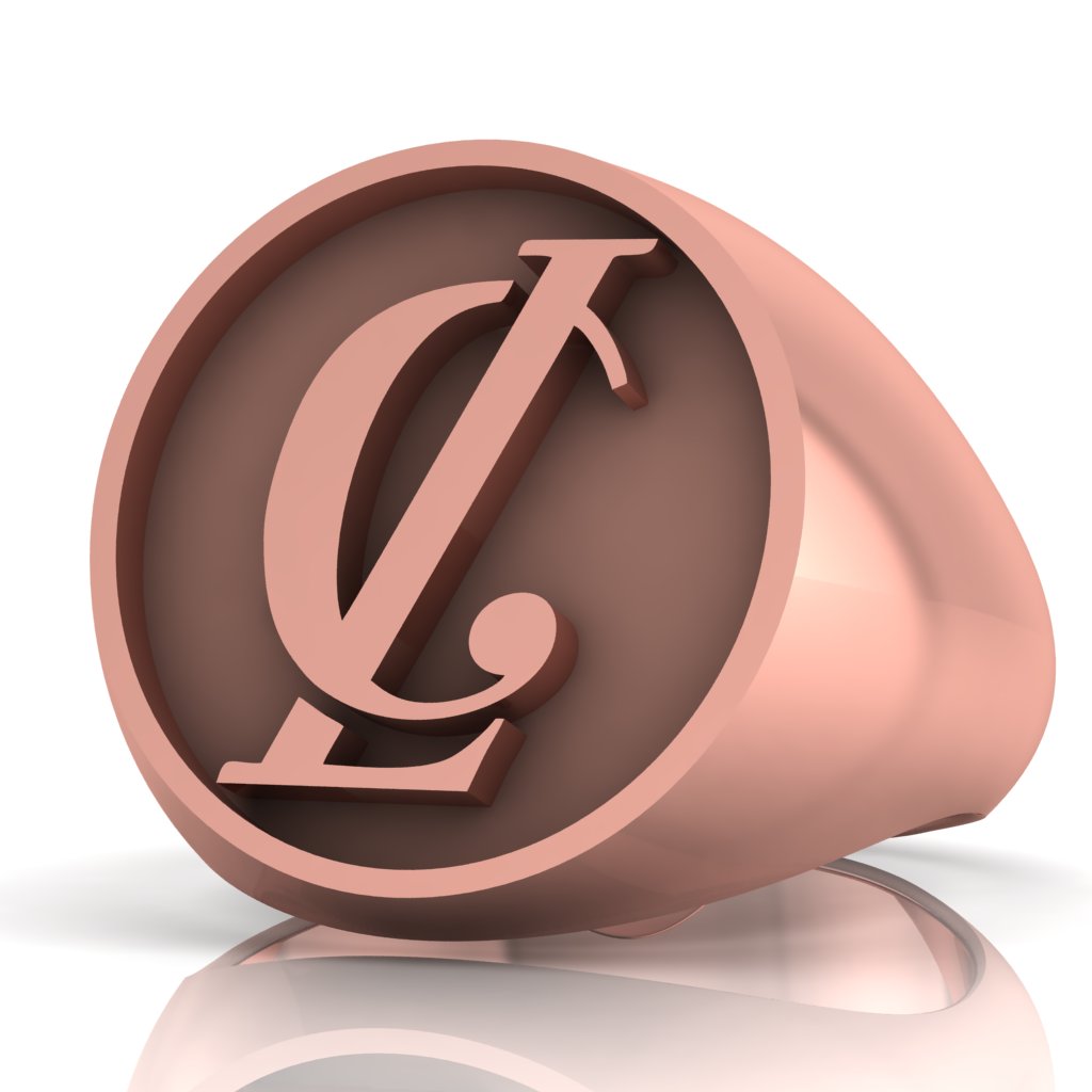 Unisex Universitätsring Rund