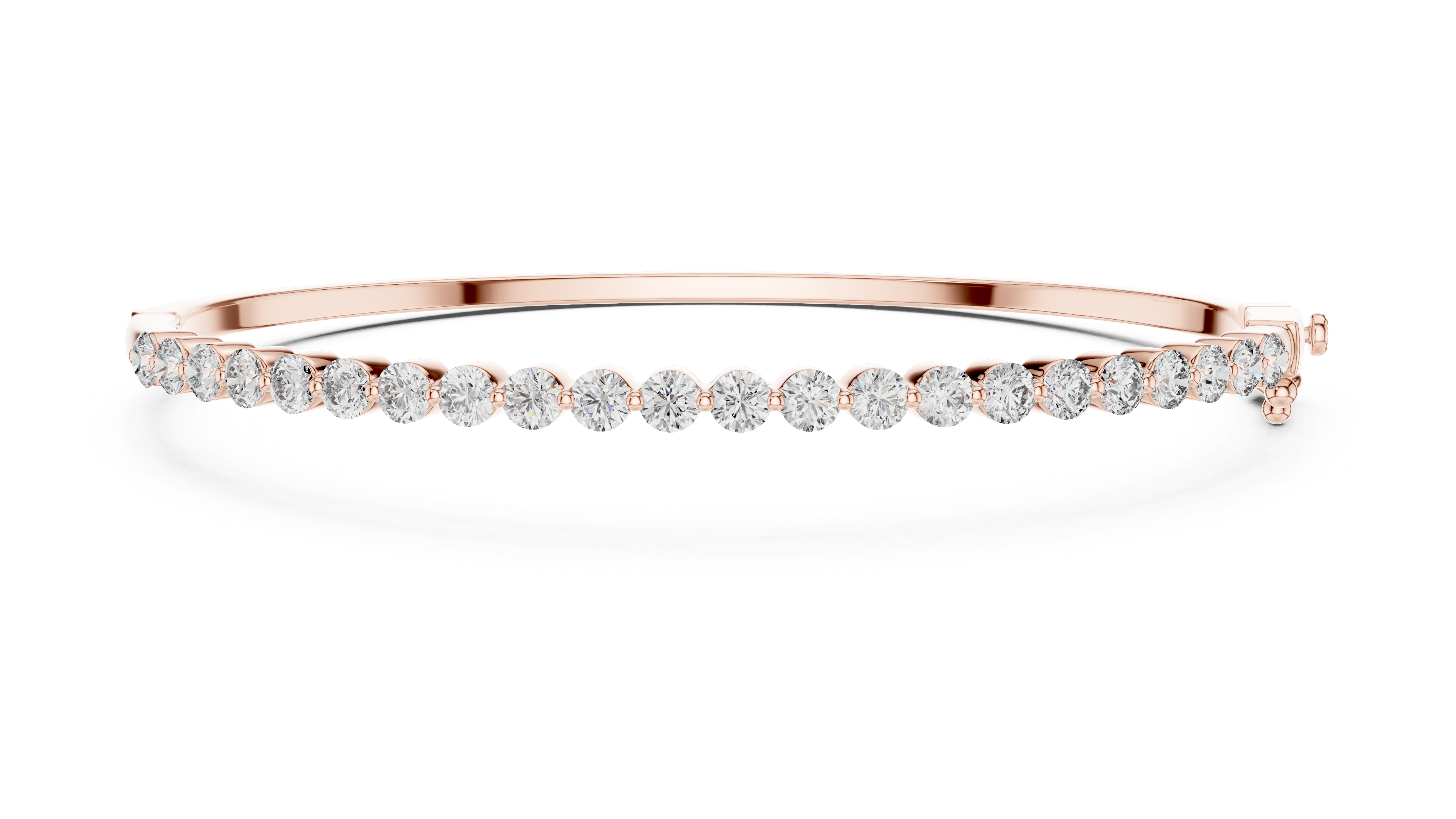 Minimal Diamond Line Bangle