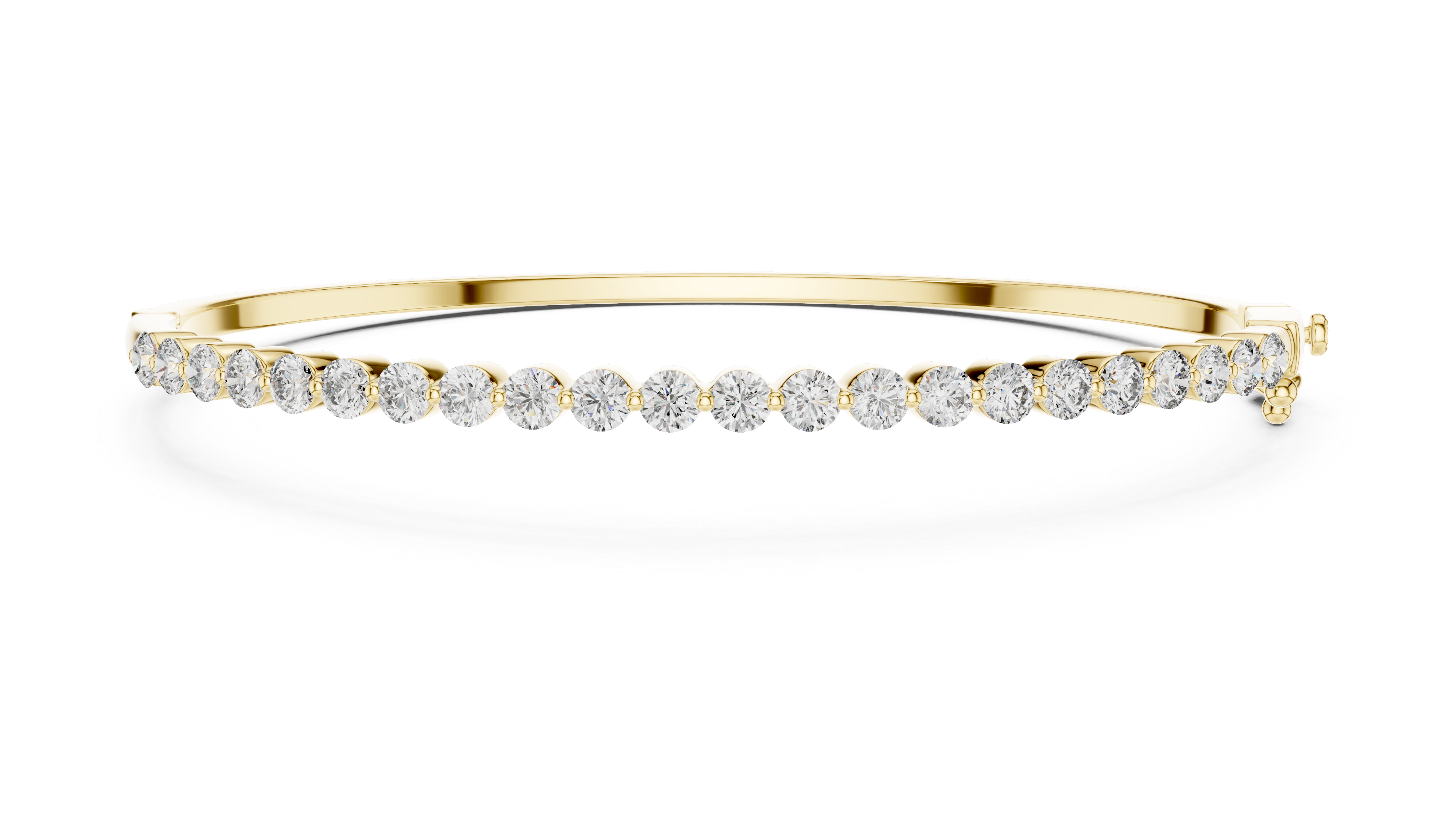 Minimal Diamond Line Bangle