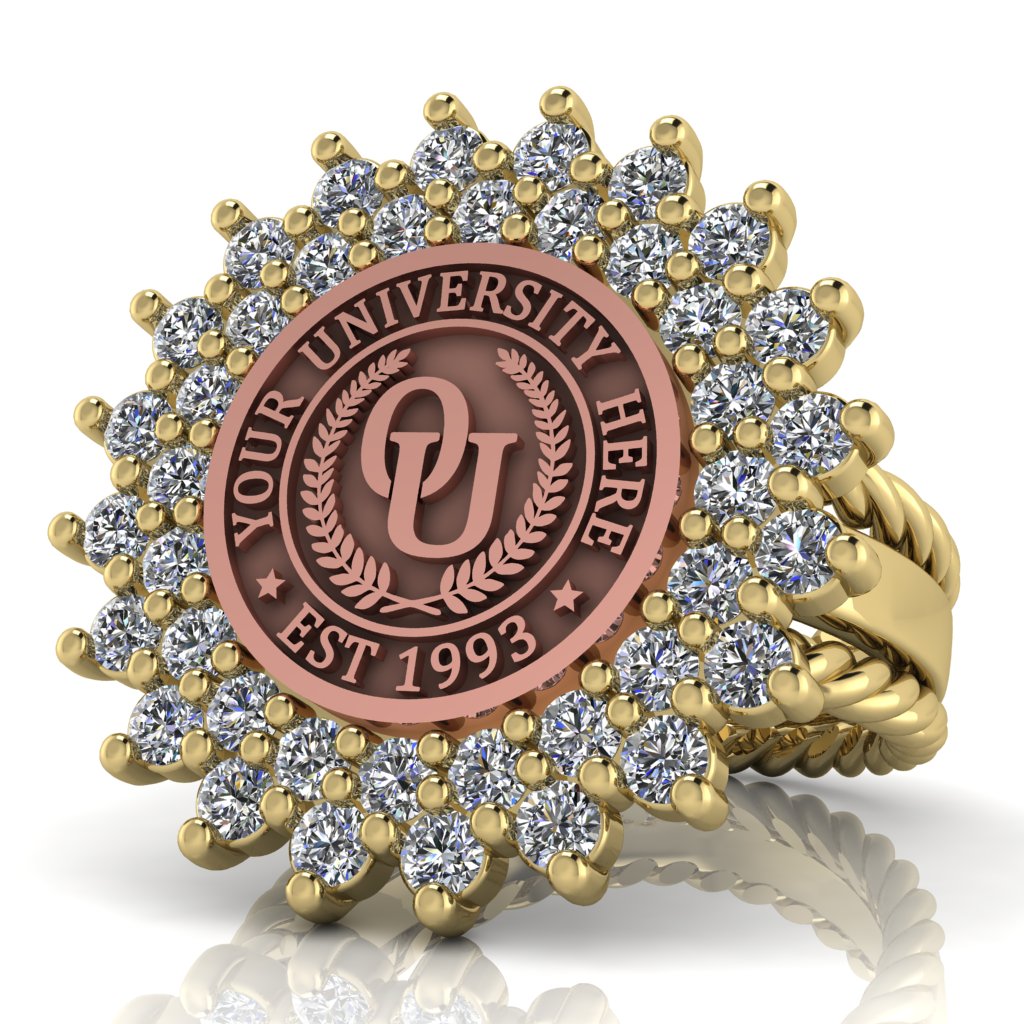 Splendid | Rope Edge Band Custom Collage Ring