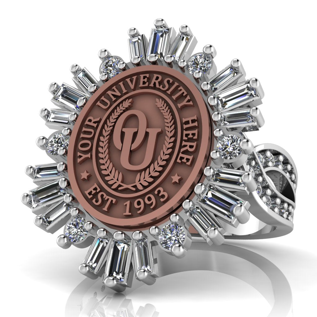 Tramontana Oval | Infinity Pave Band 2 Custom Collage Ring