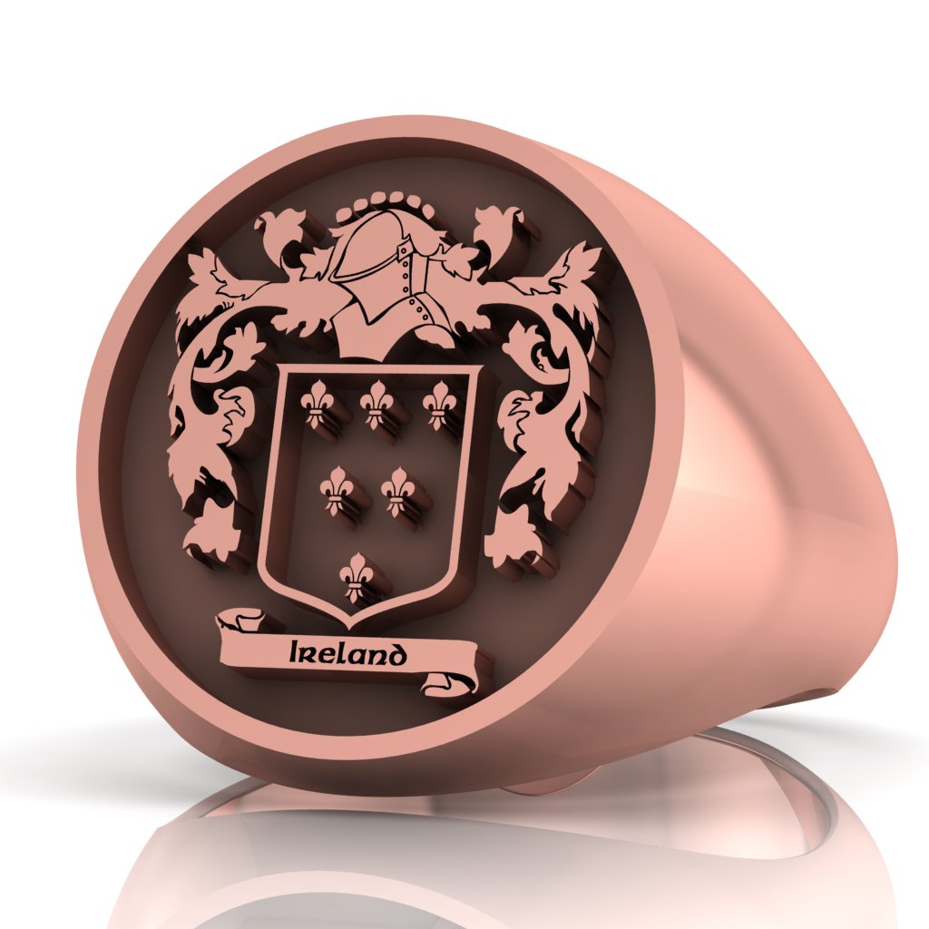 Personalized Family Crest Ring