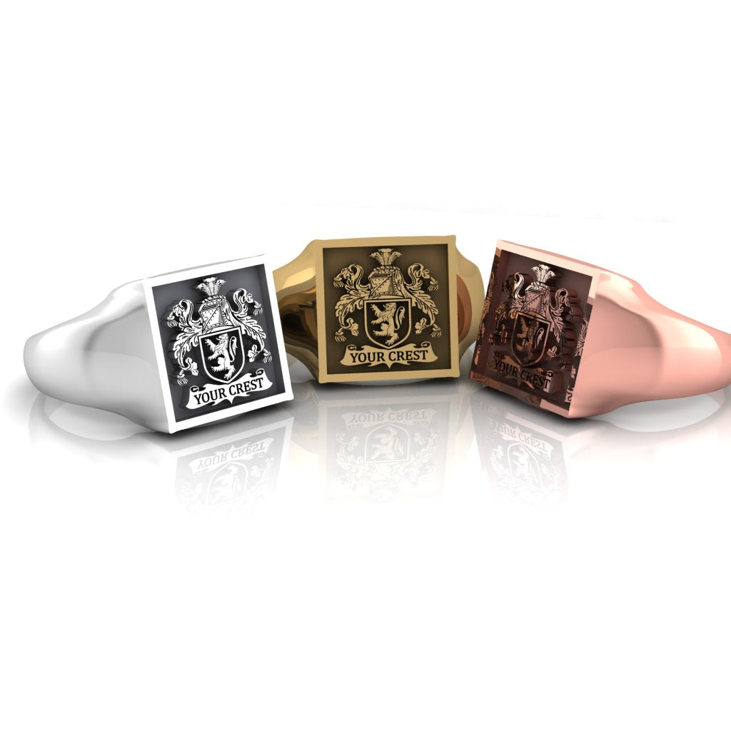 Personalized Family Crest Ring