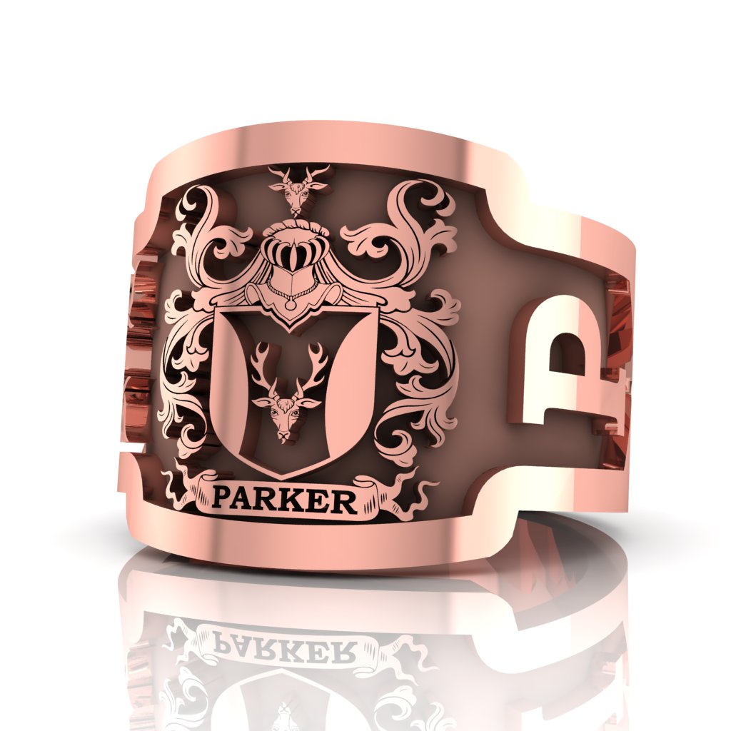 Personalized Family Crest Ring