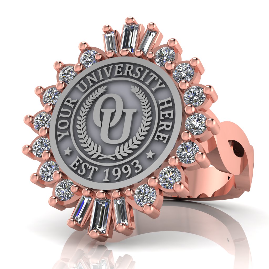 Seren | Infinity Loop Band Custom Collage Ring