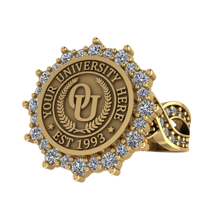 Attraente | Infinity Pave Band Custom Collage Ring