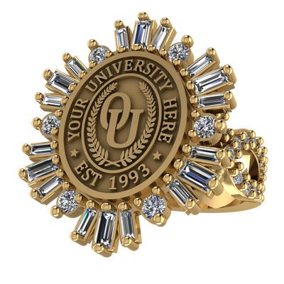 Tramontana Oval | Infinity Pave Band Custom Collage Ring