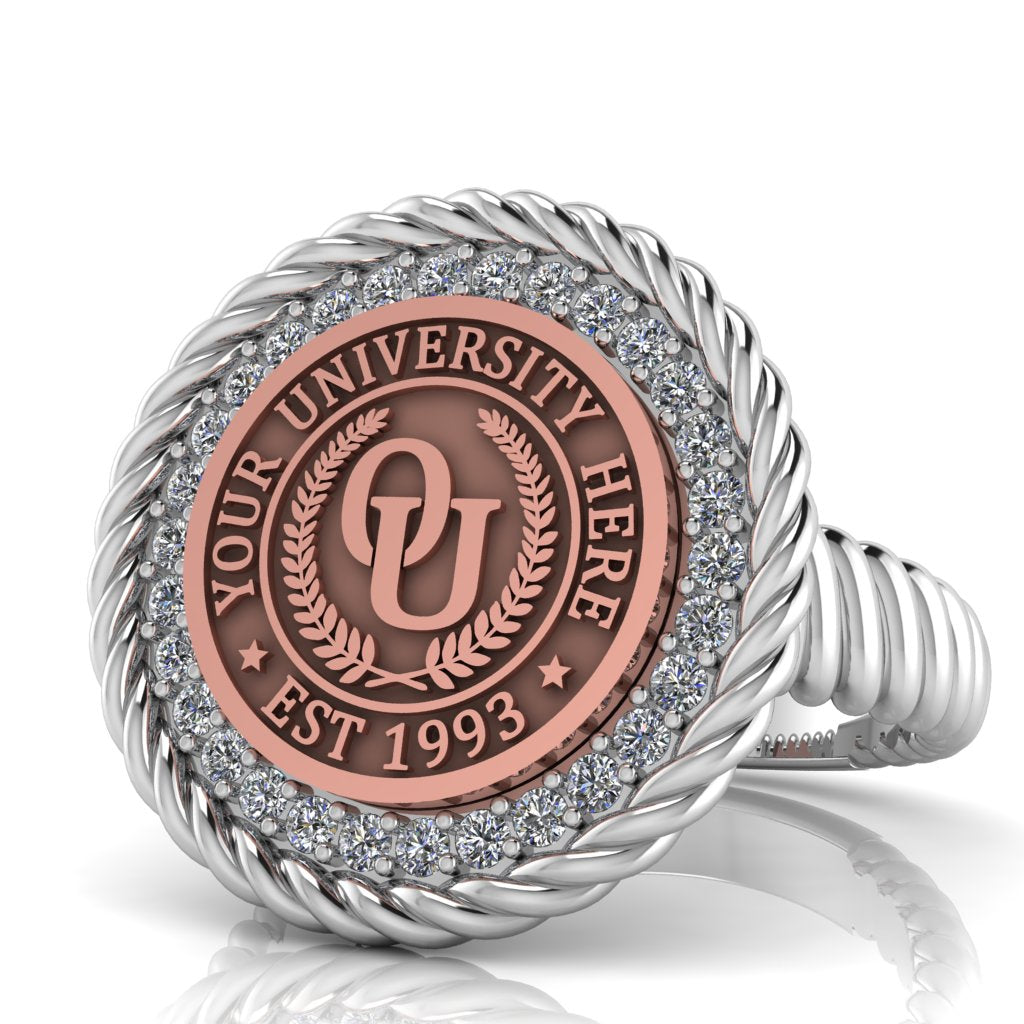 Arrecerat | Rope Core Band Custom Collage Ring