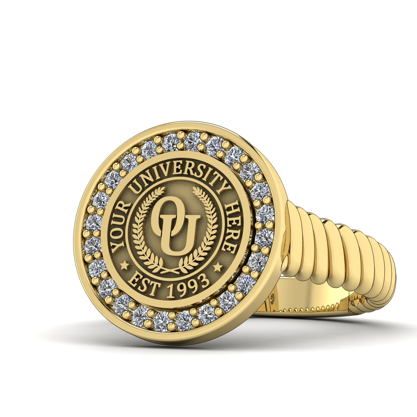 Agonisch | Rope Core Band Custom College Ring