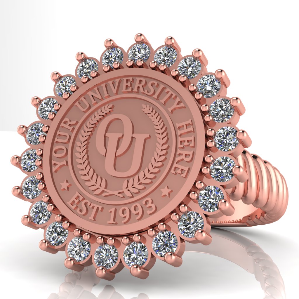 Serku | Rope Core Band Custom Collage Ring