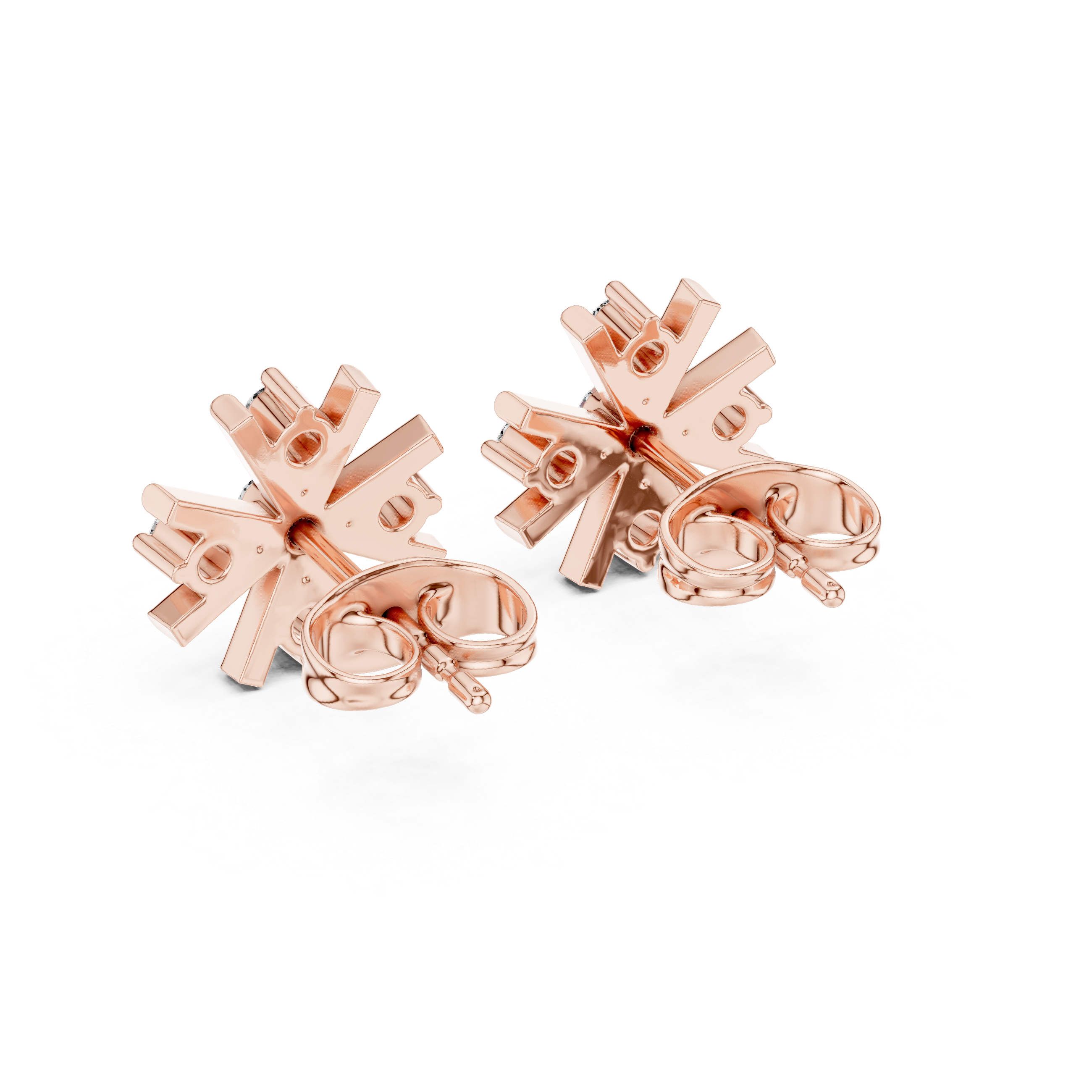 Radiant Star Diamond Earrings