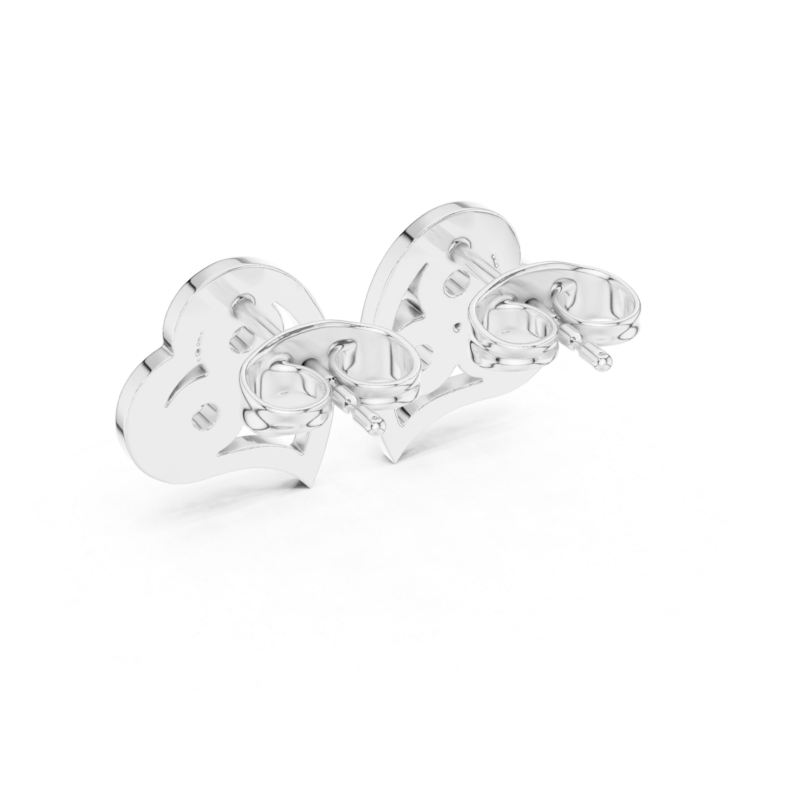 Luxury Heart Diamond Earrings