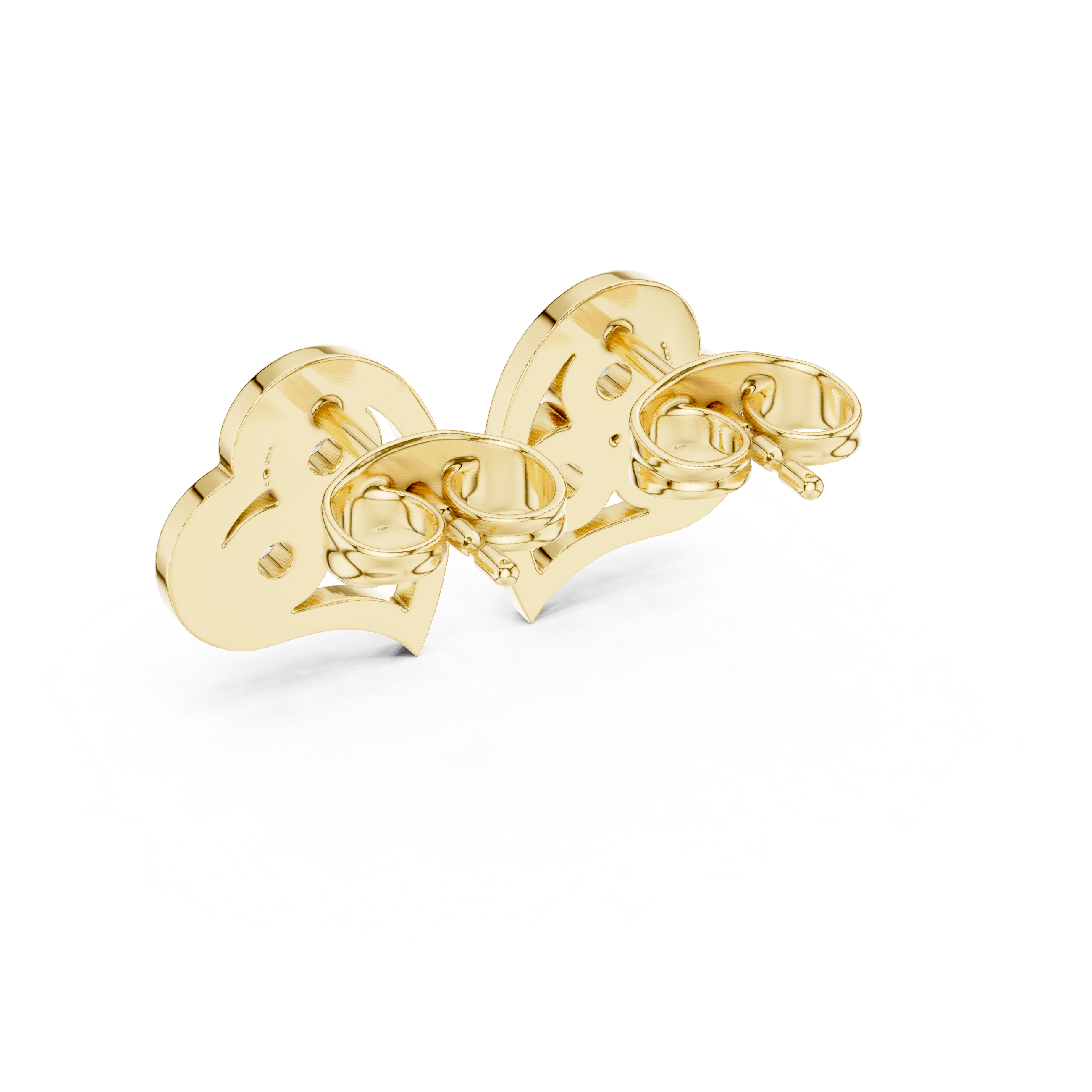 Luxury Heart Diamond Earrings