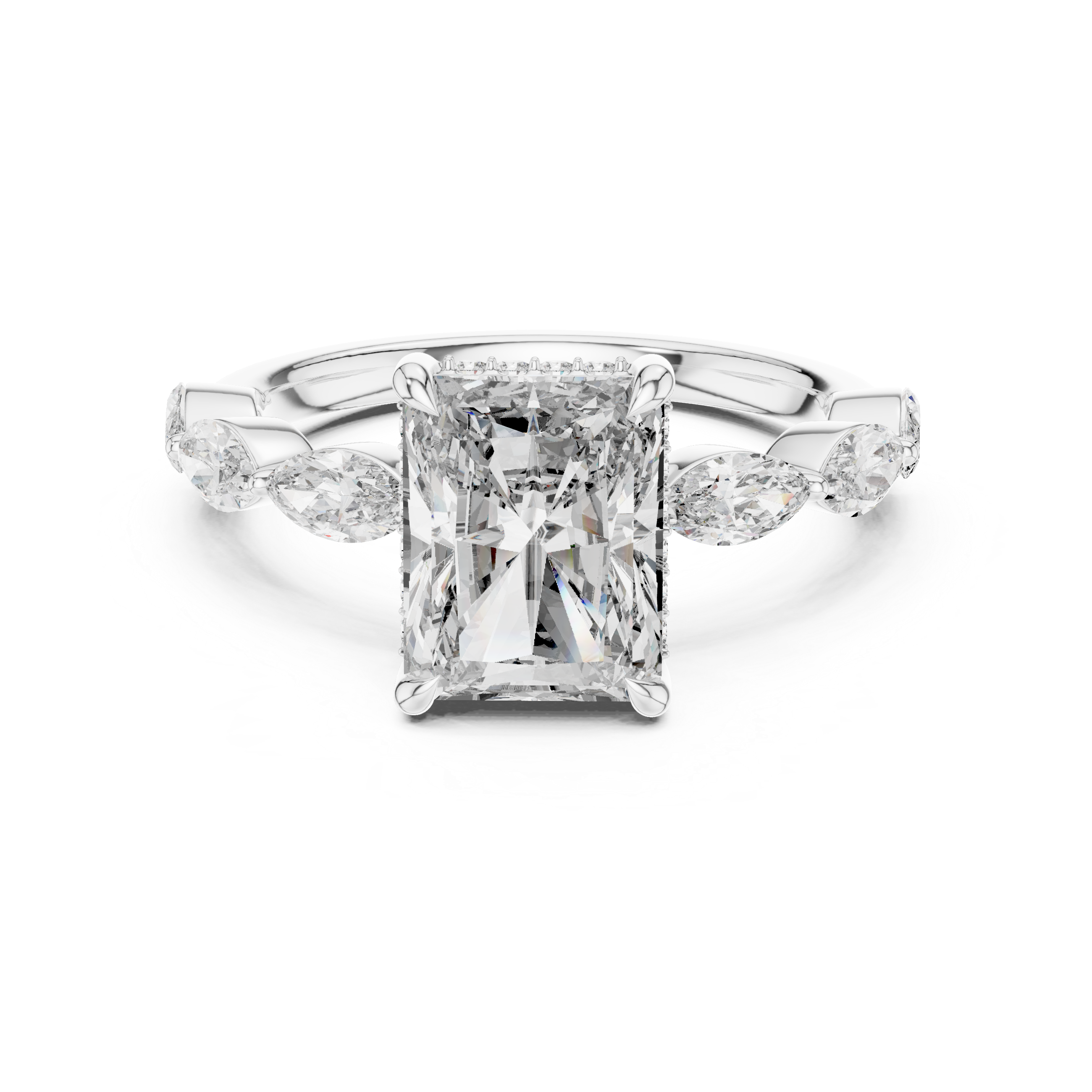 Radiant Cut Diamond Ring