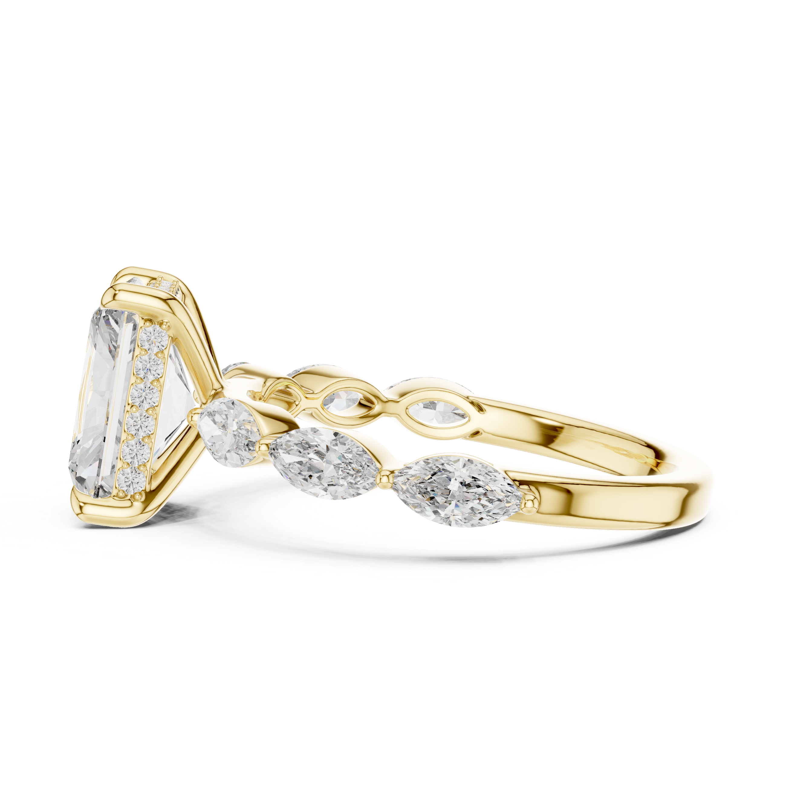 Radiant Cut Diamond Ring