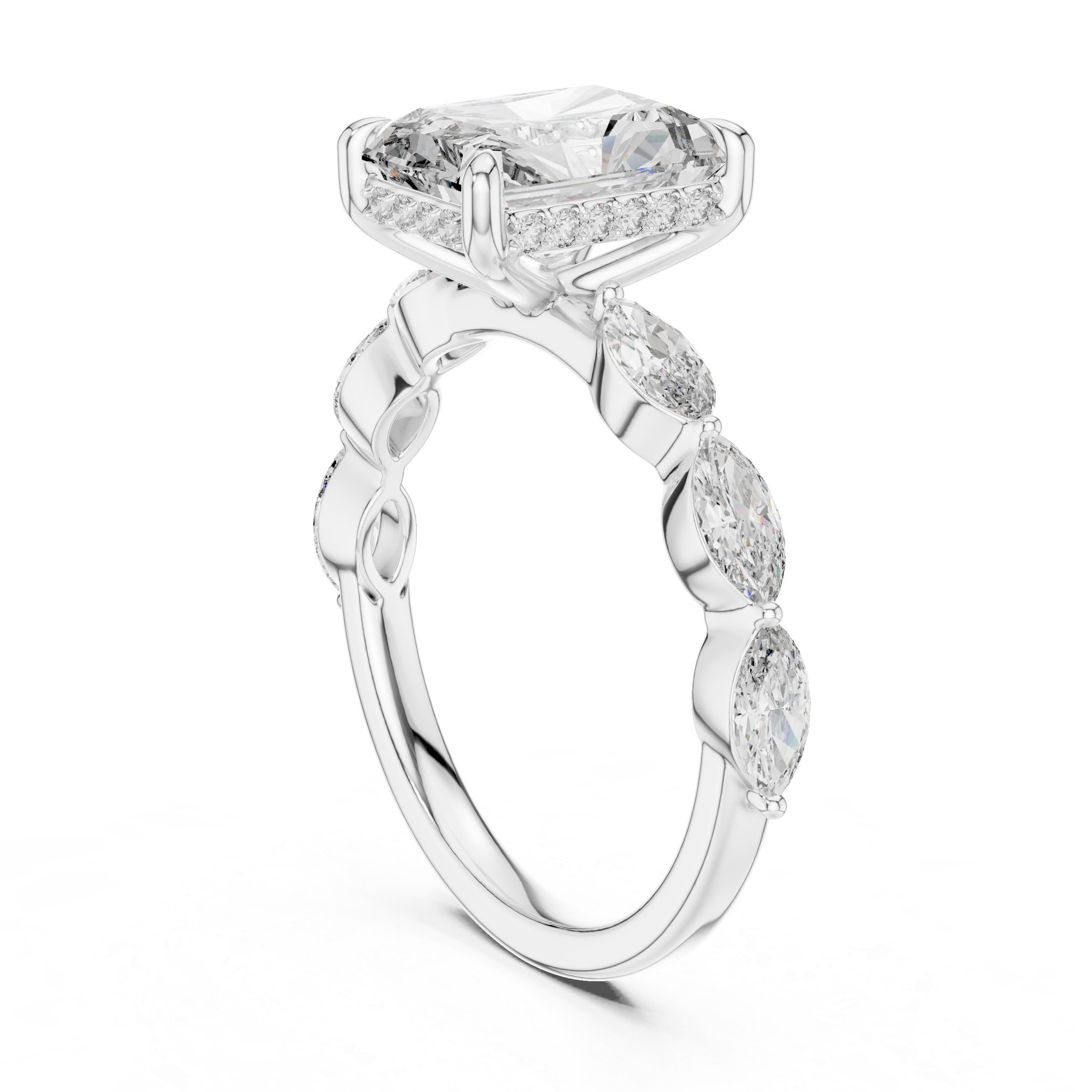 Radiant Cut Diamond Ring