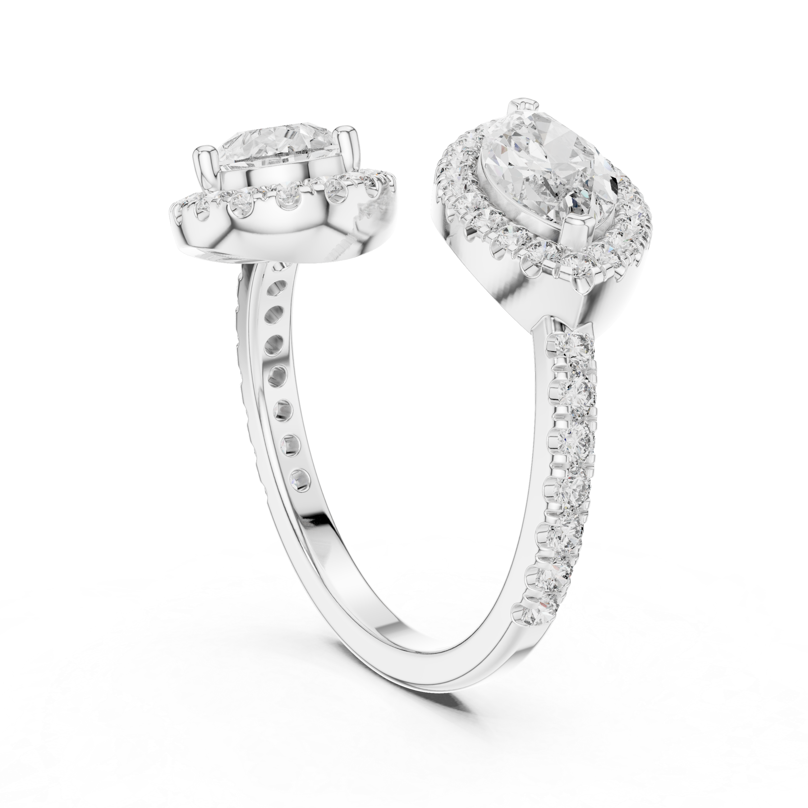 Luxury Toi Et Moi Diamond Ring