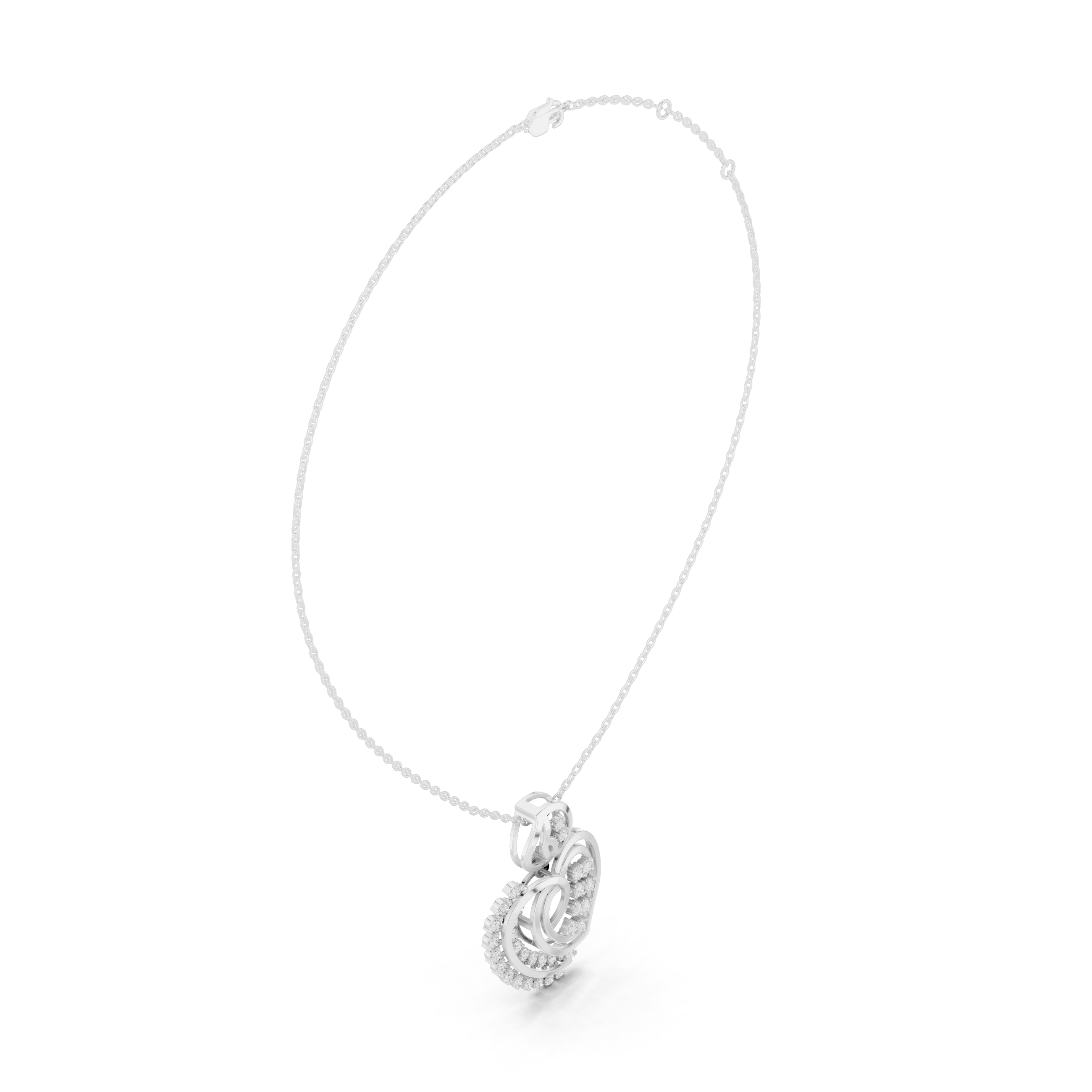 Royal Heart Diamond Pendant
