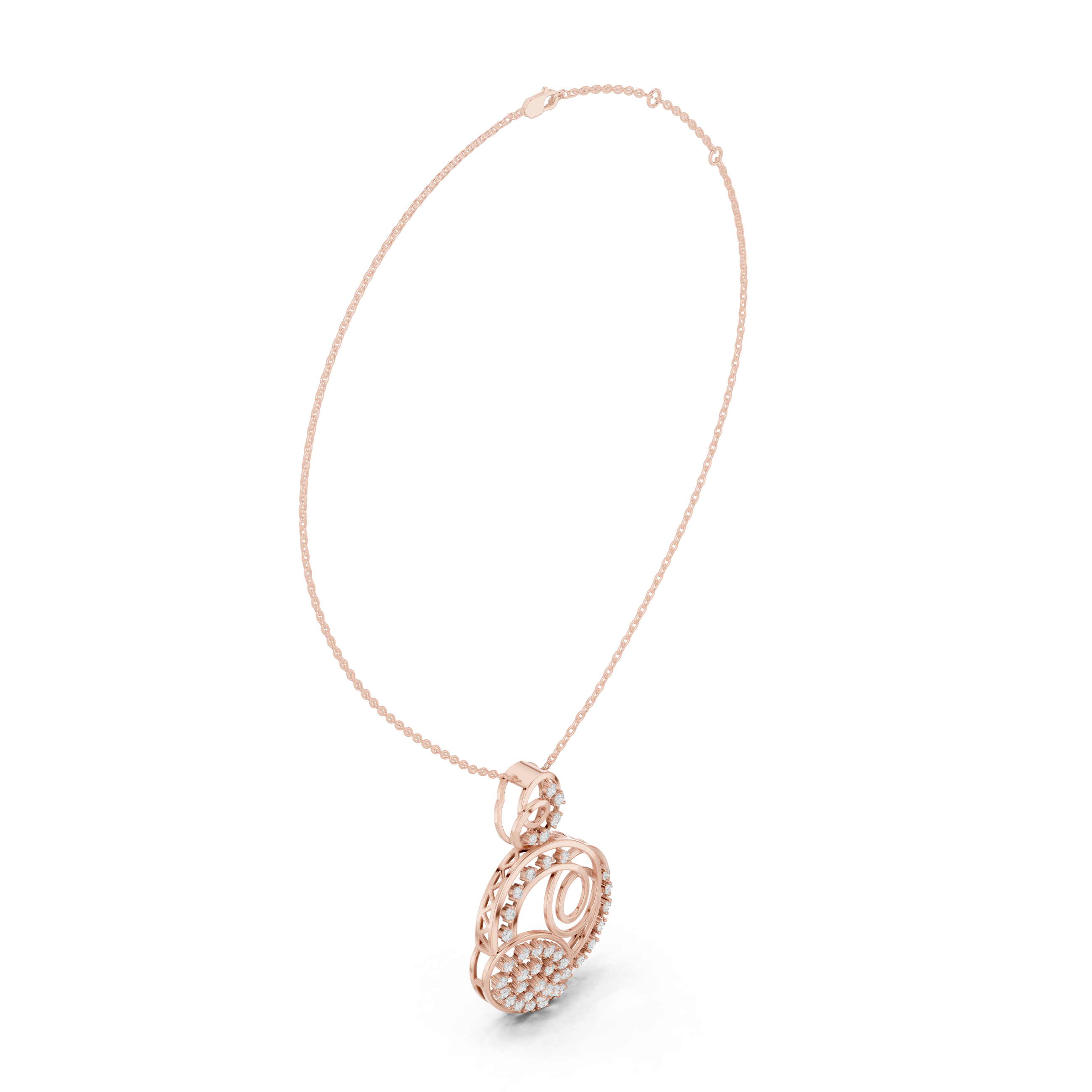 Royal Circle Diamond Pendant