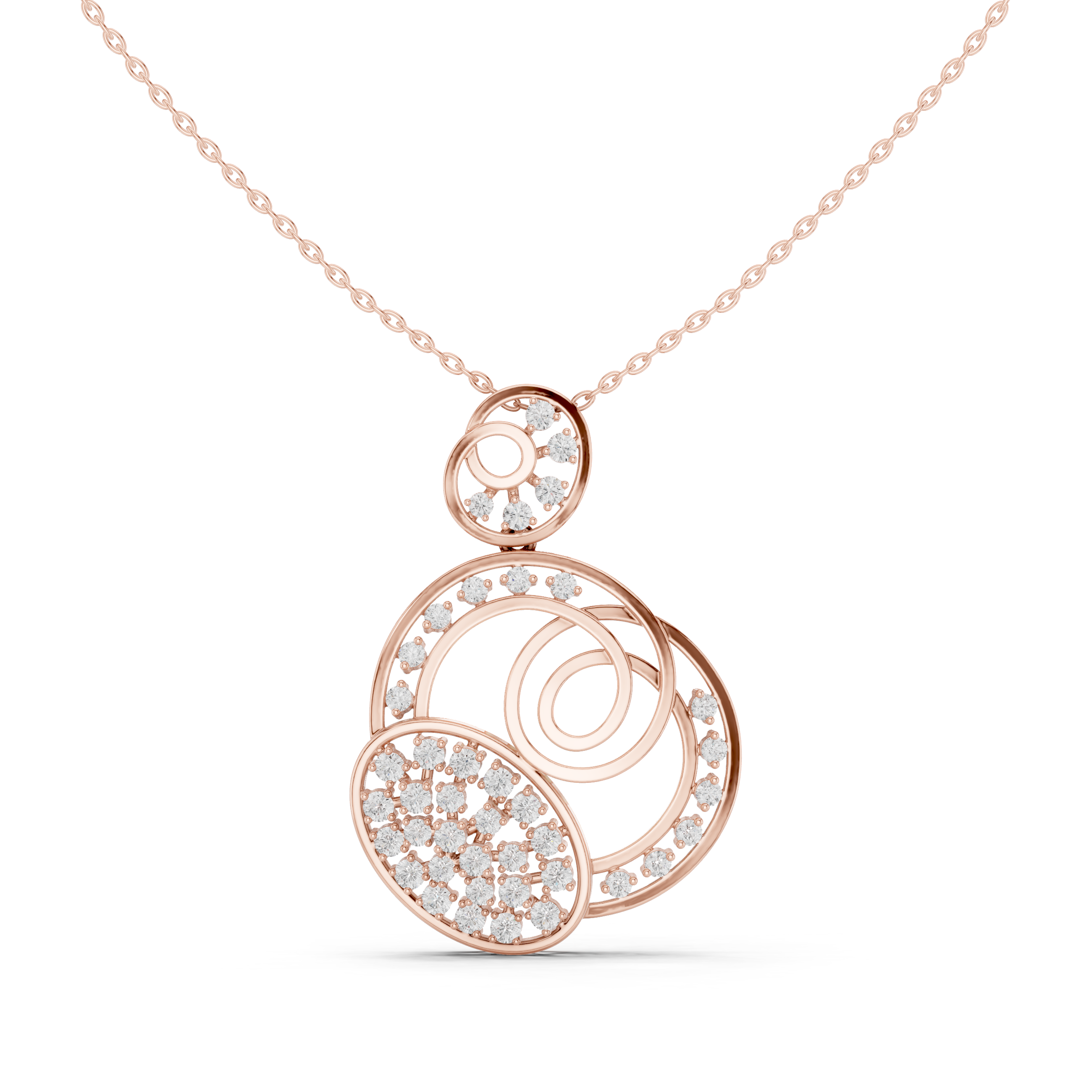 Royal Circle Diamond Pendant