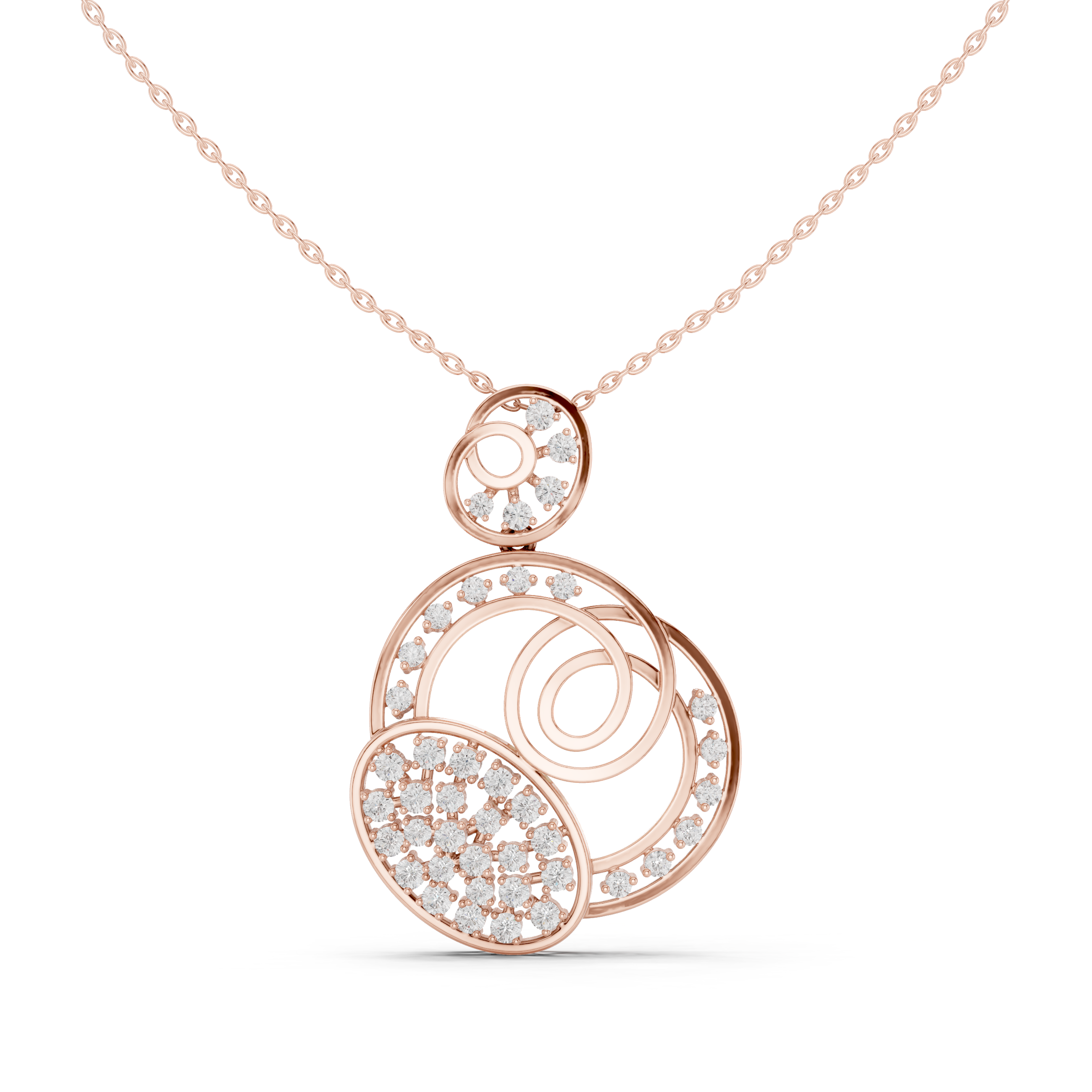 Royal Circle Diamond Pendant