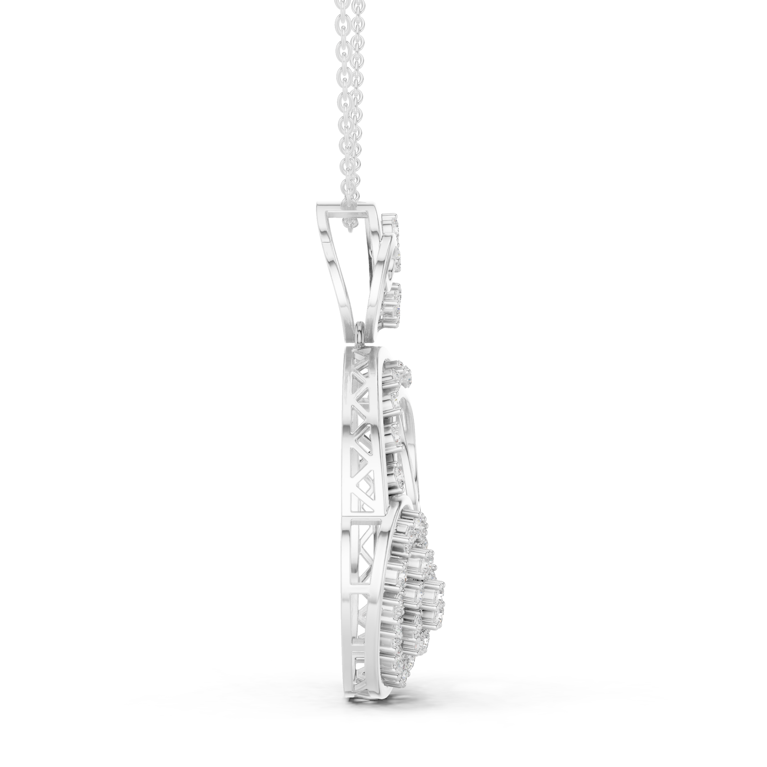 Royal Circle Diamond Pendant