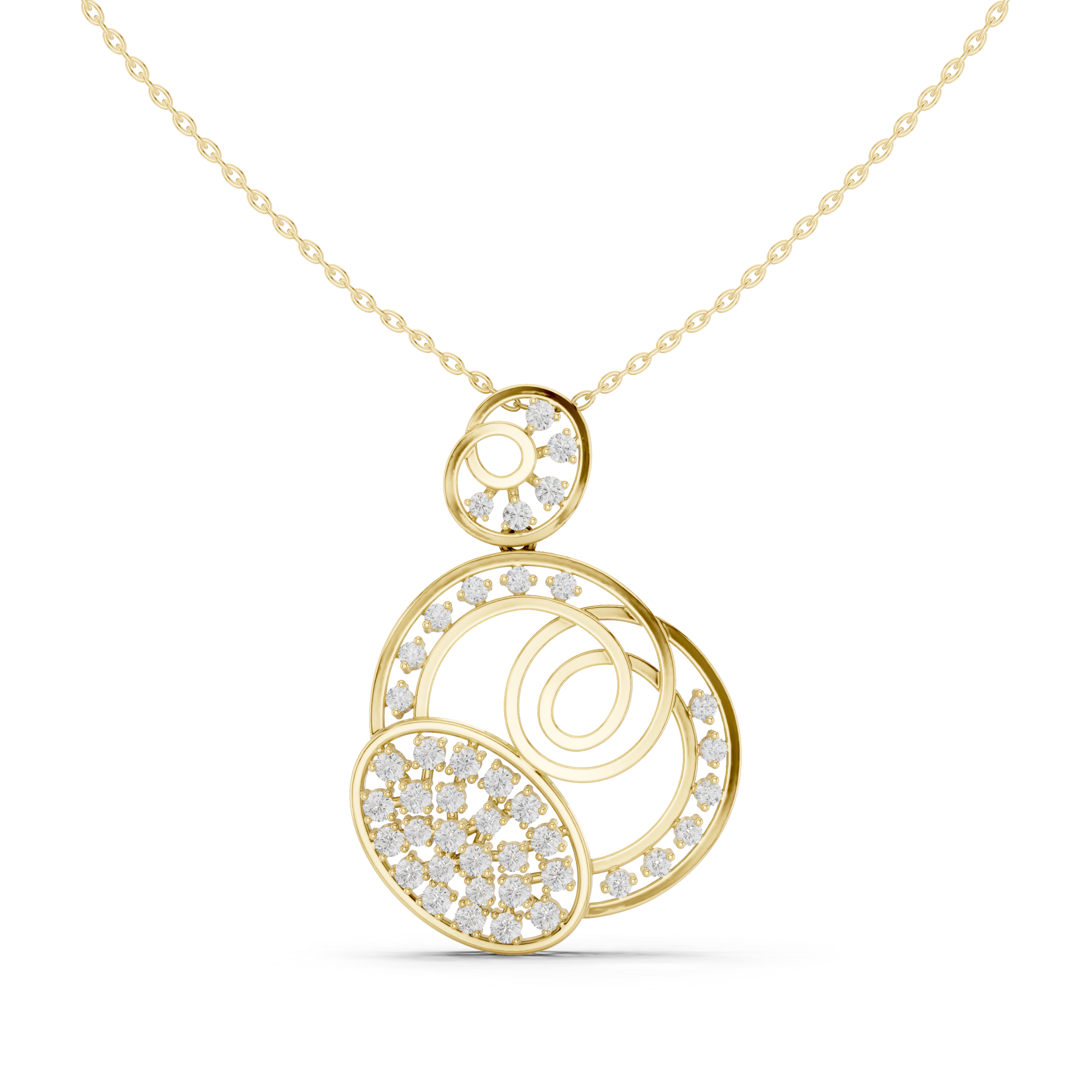 Royal Circle Diamond Pendant