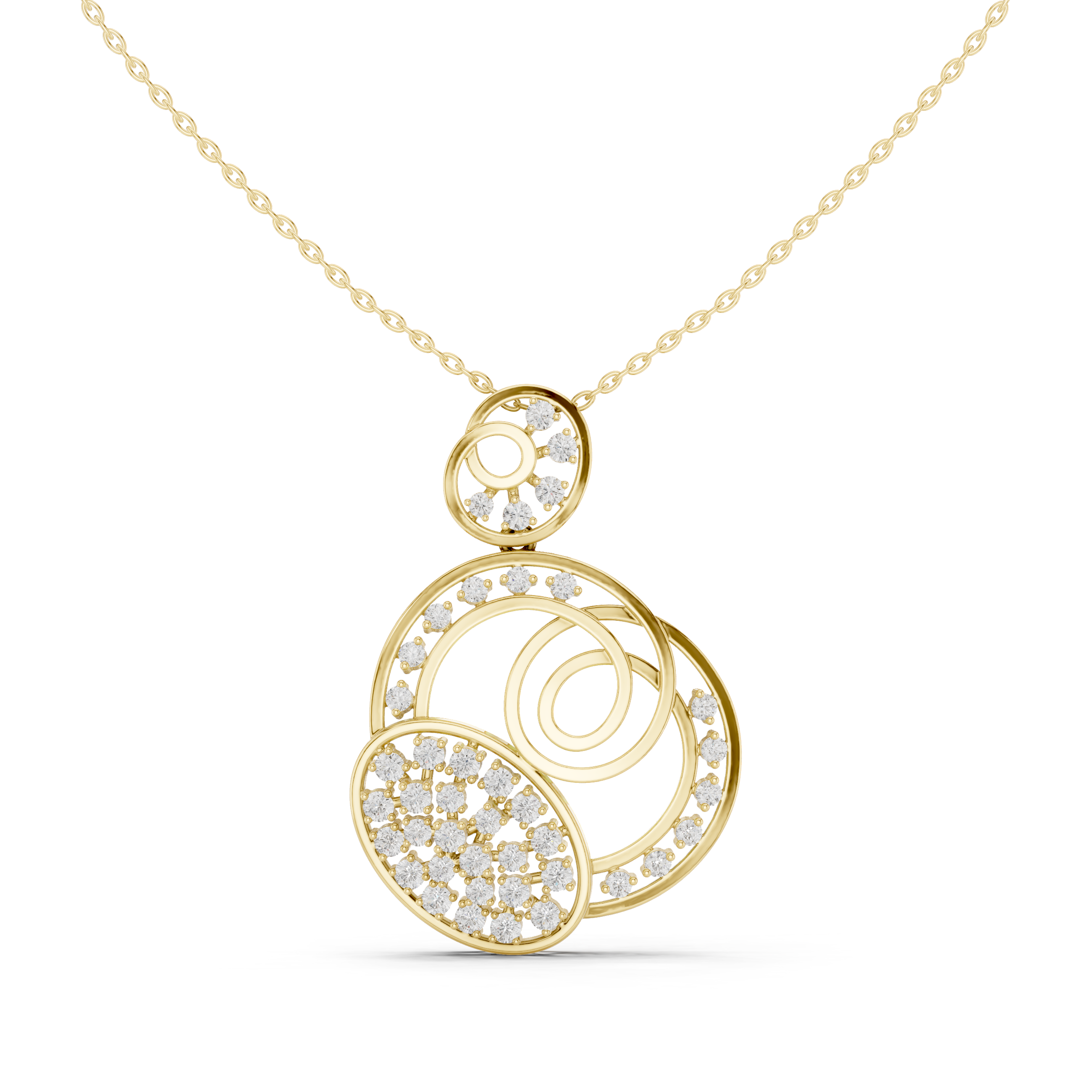 Royal Circle Diamond Pendant