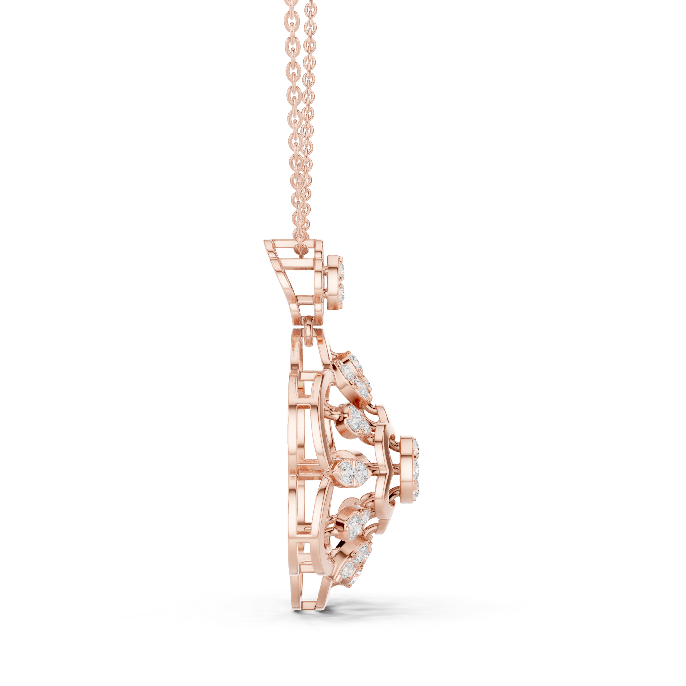 Imperial Blossom Diamond Pendant
