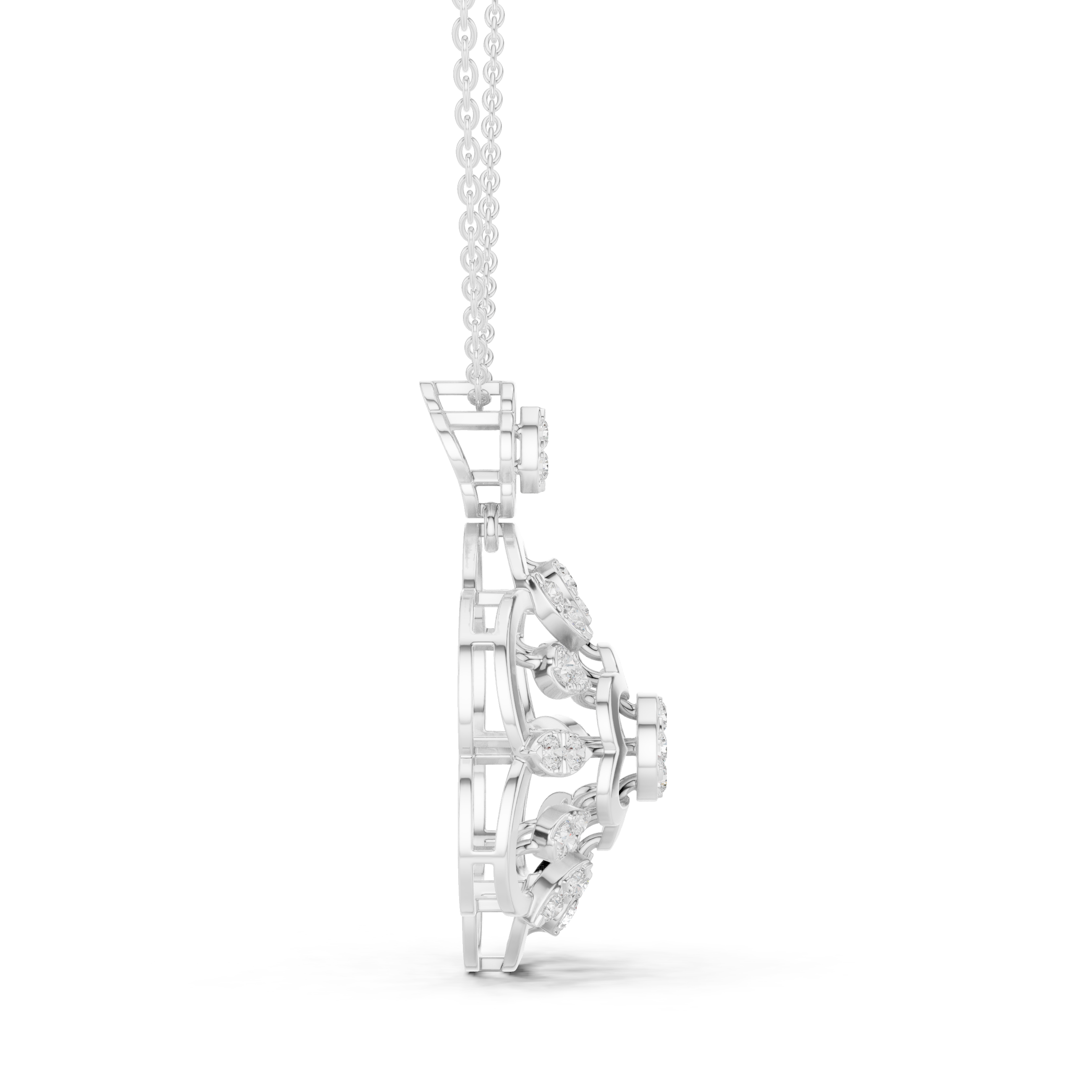 Imperial Blossom Diamond Pendant