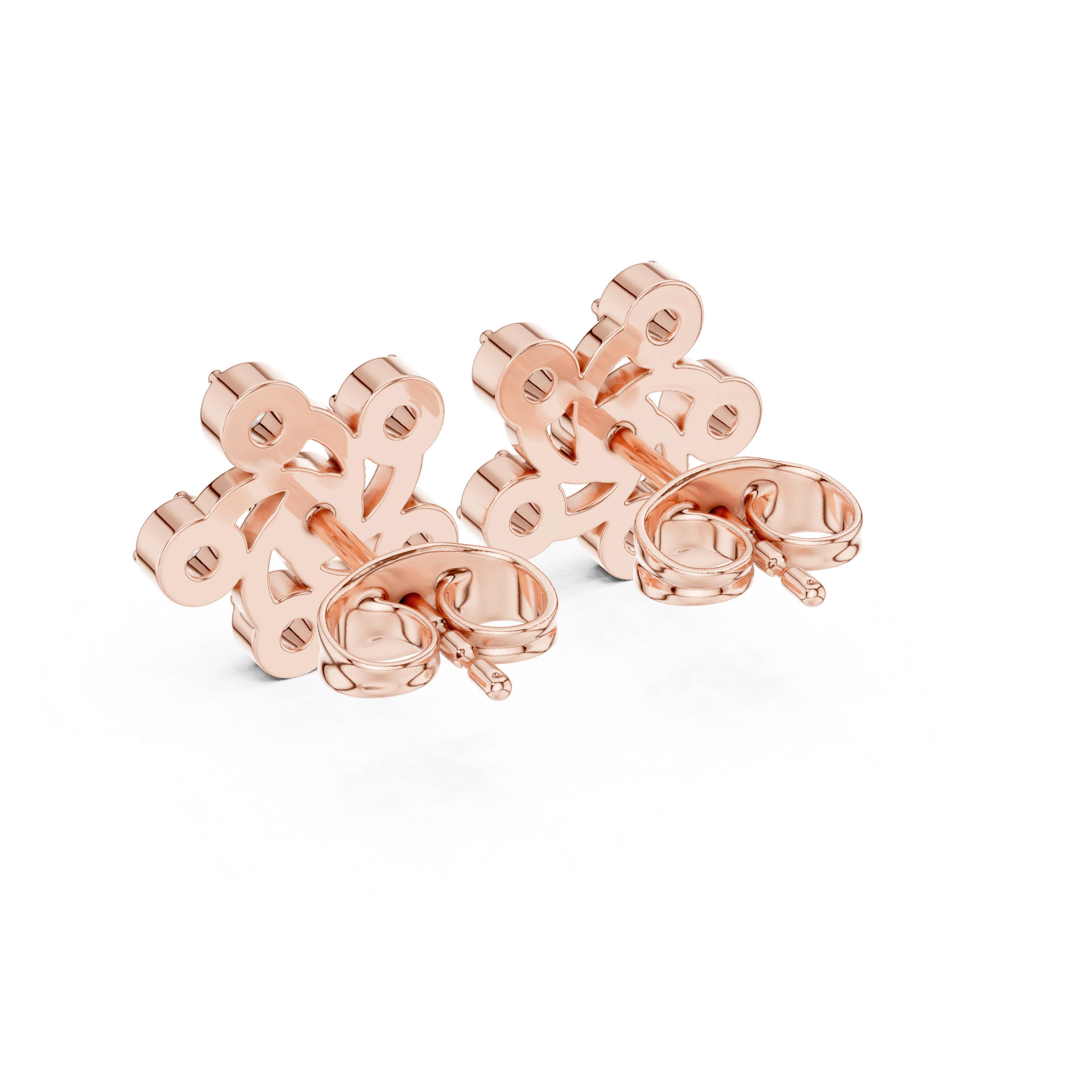 Luxury Spiral Diamond Earrings