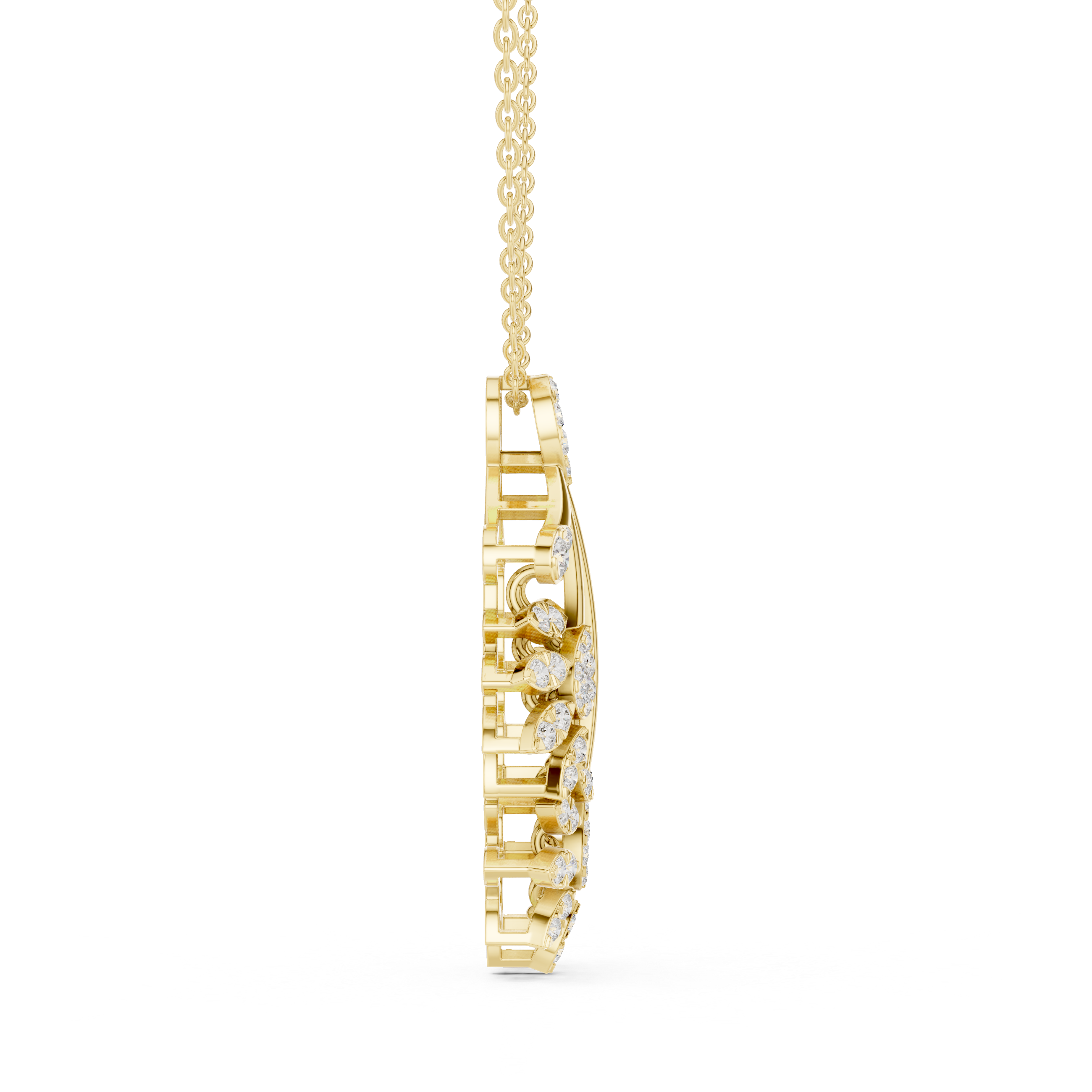 Imperial Diamond Cascade Pendant